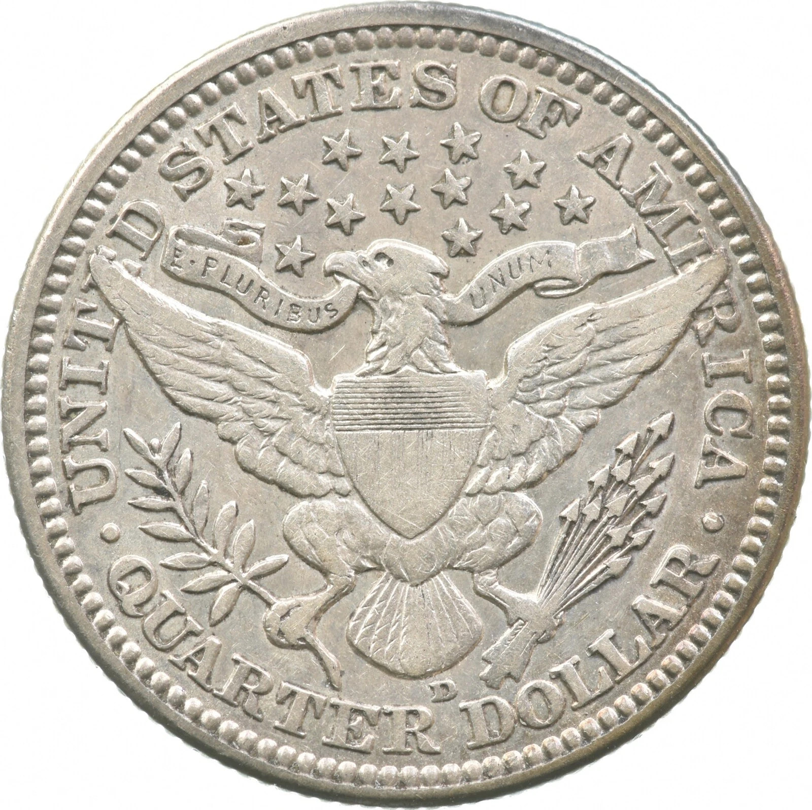 1914-D Barber Quarter