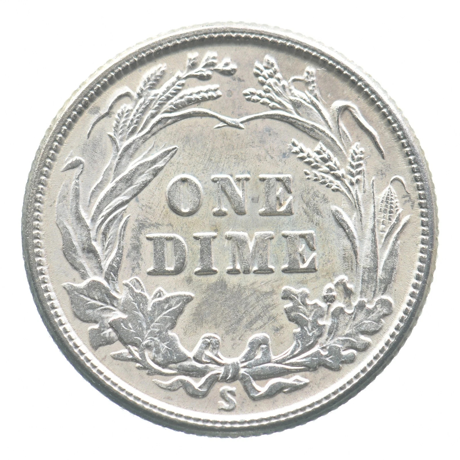 1914-S Barber Dime