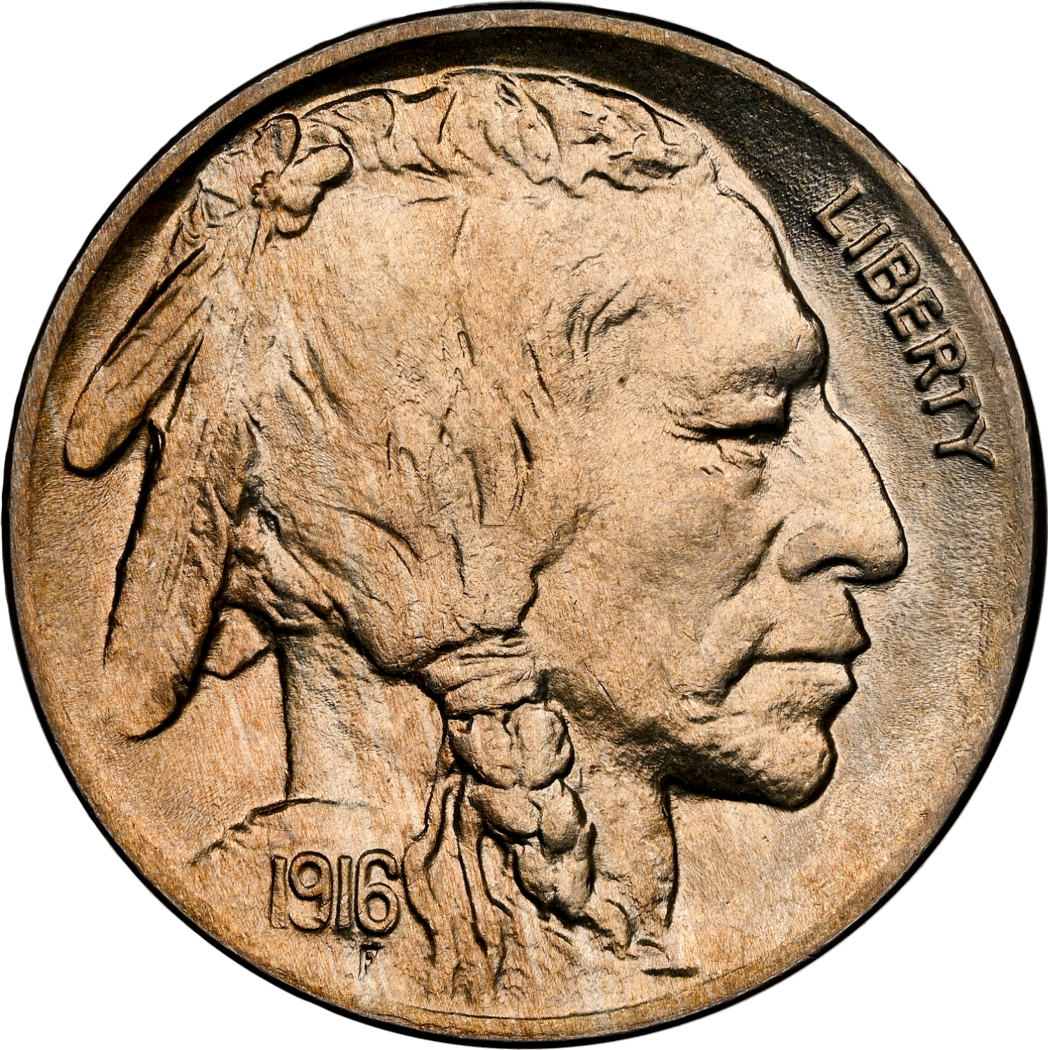 1916-P Buffalo Nickel Indian Head Nickel Coins For Sale