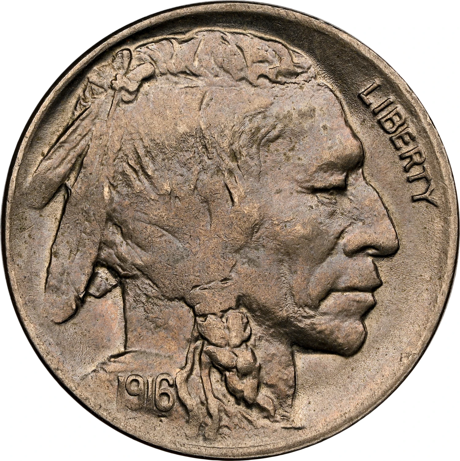 1916-D Buffalo Head Nickel Coins