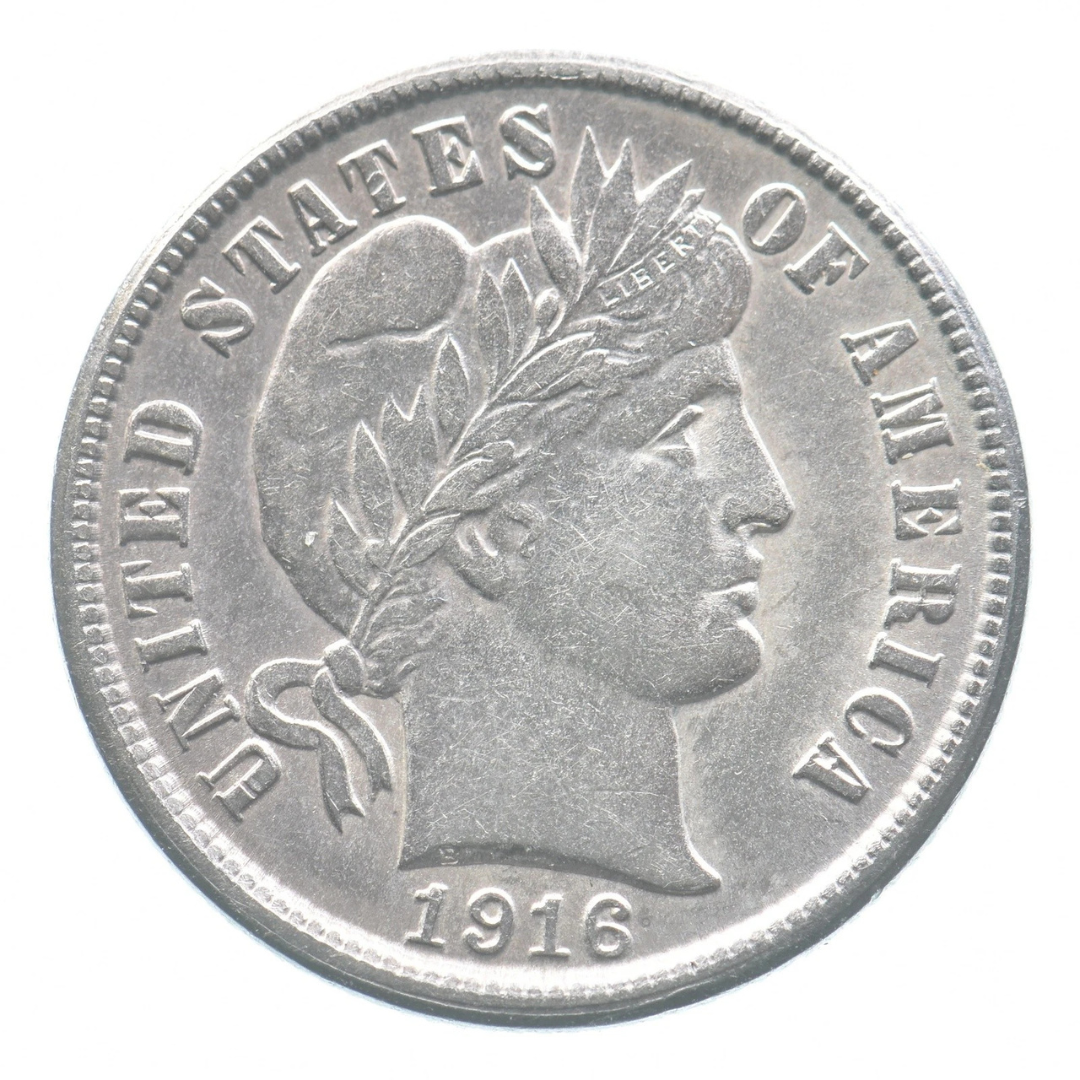 1916-S Barber Dime