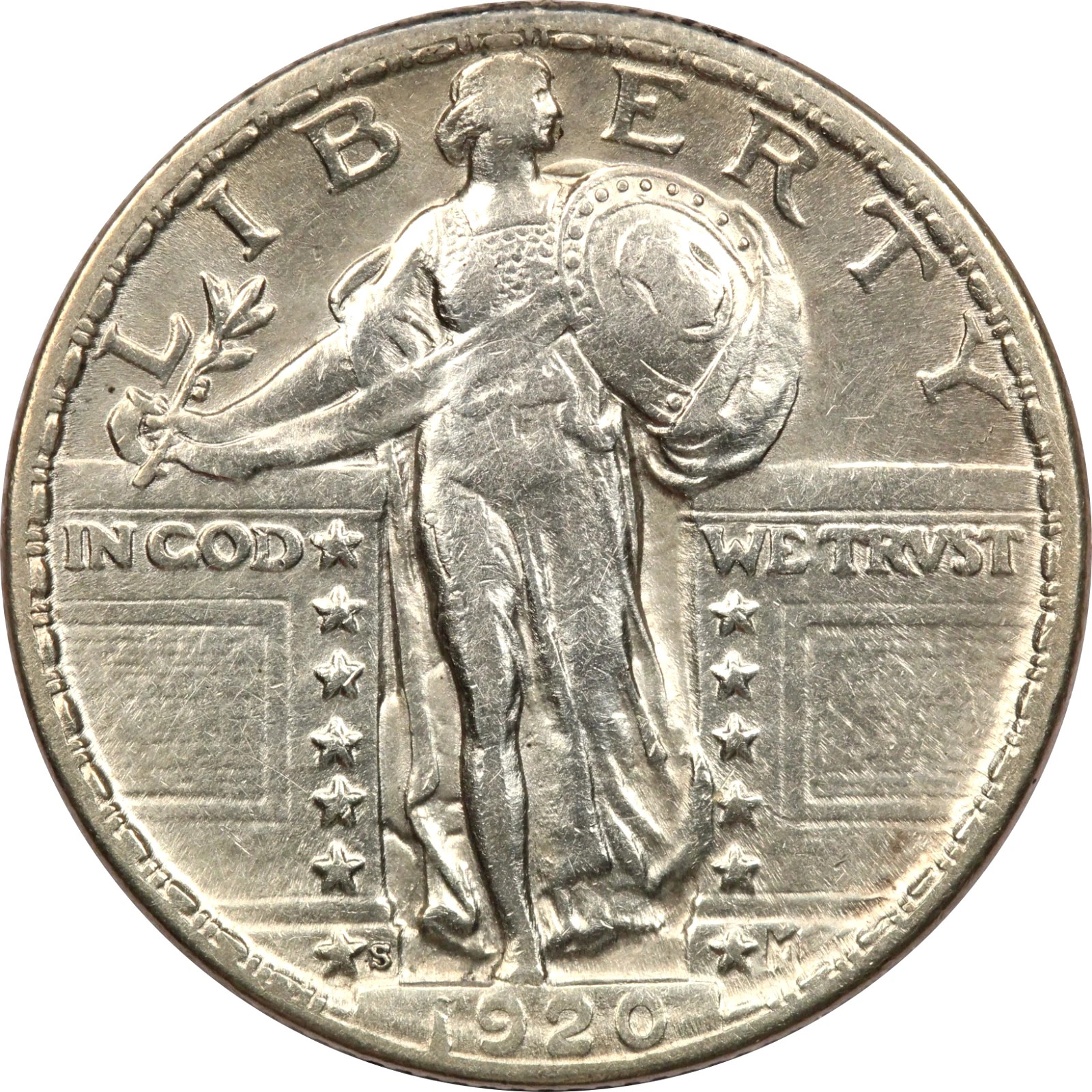 1920-S Standing Liberty Quarter