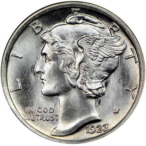 1923-S Mercury DImes