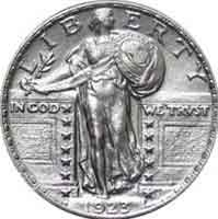 1923-P Standing Liberty Quarter