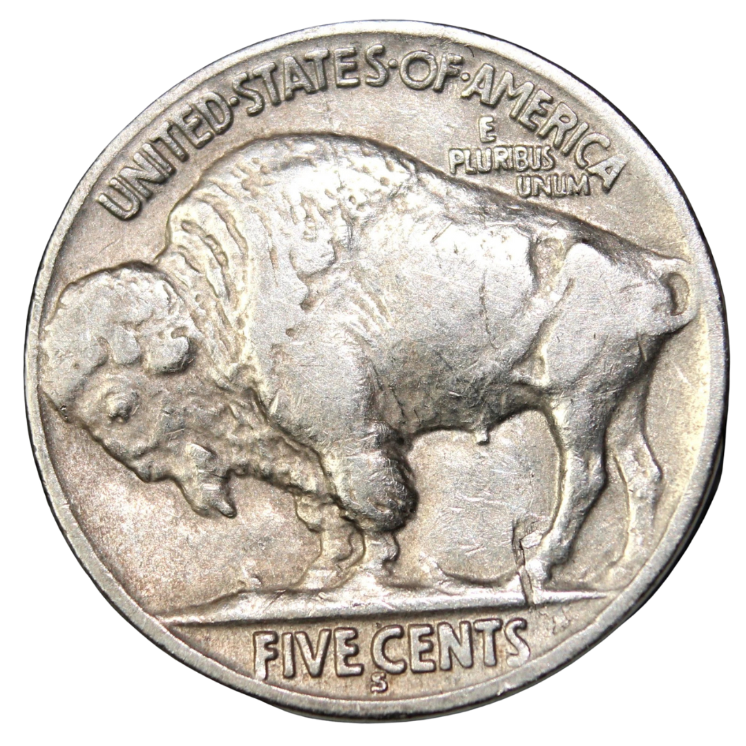 1928-S Buffalo Head Nickel Coins