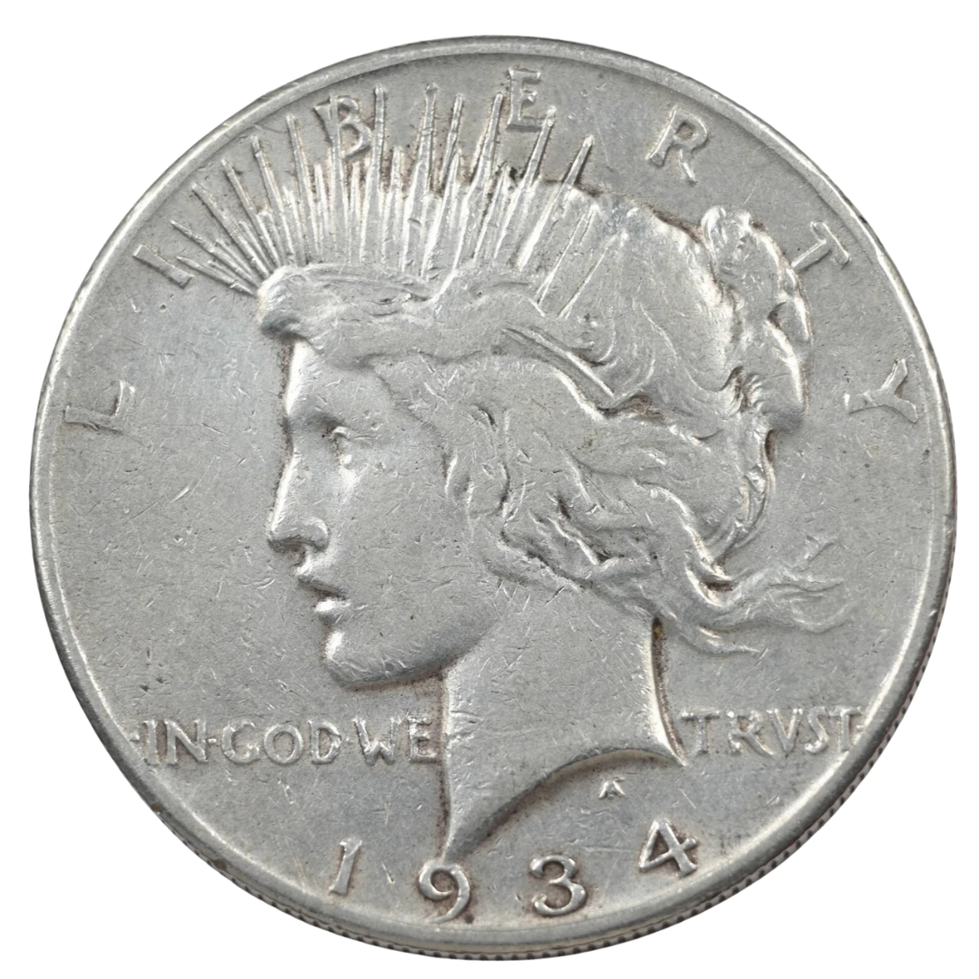 1934-S Peace Silver Dollar