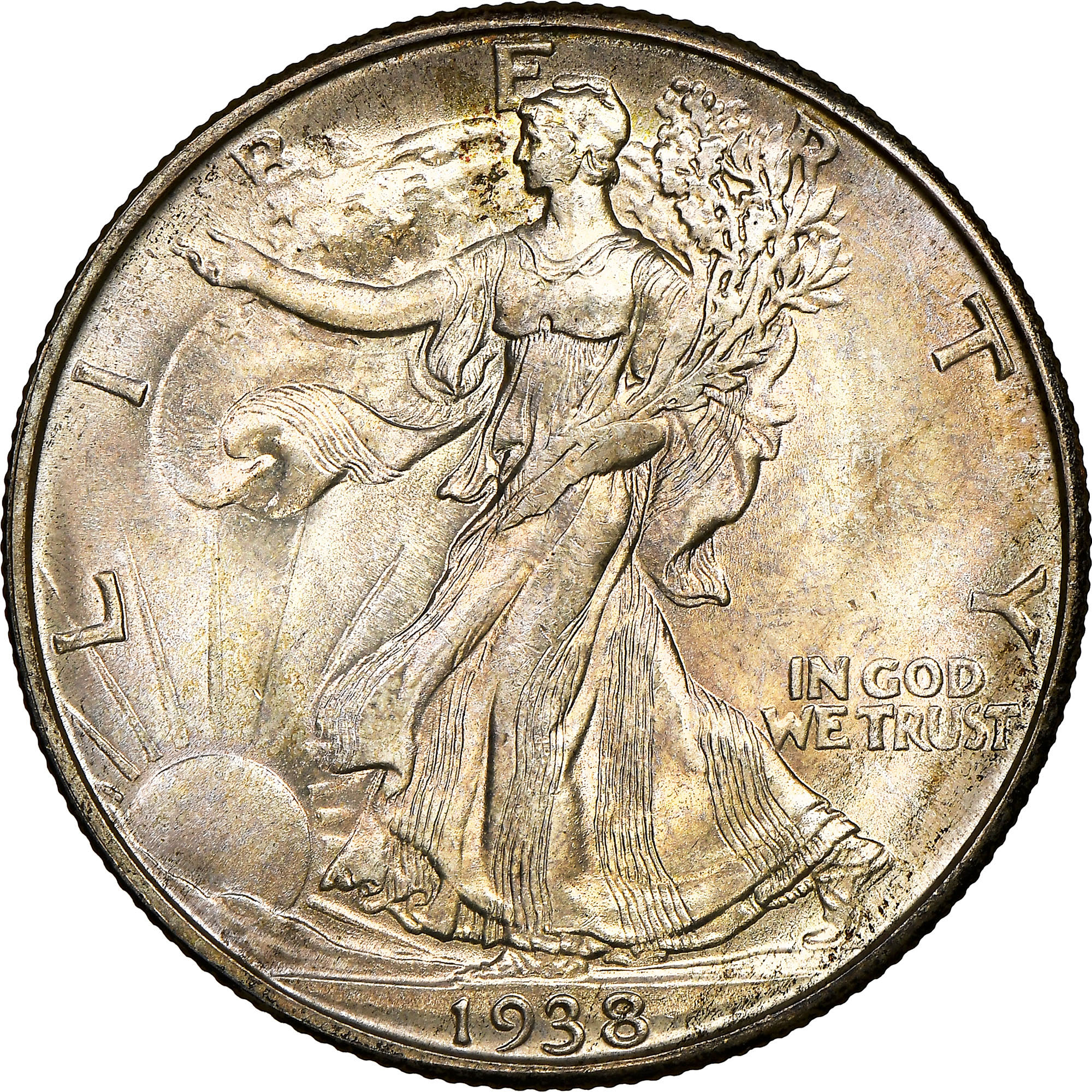 1938-D Walking Liberty Half Dollar