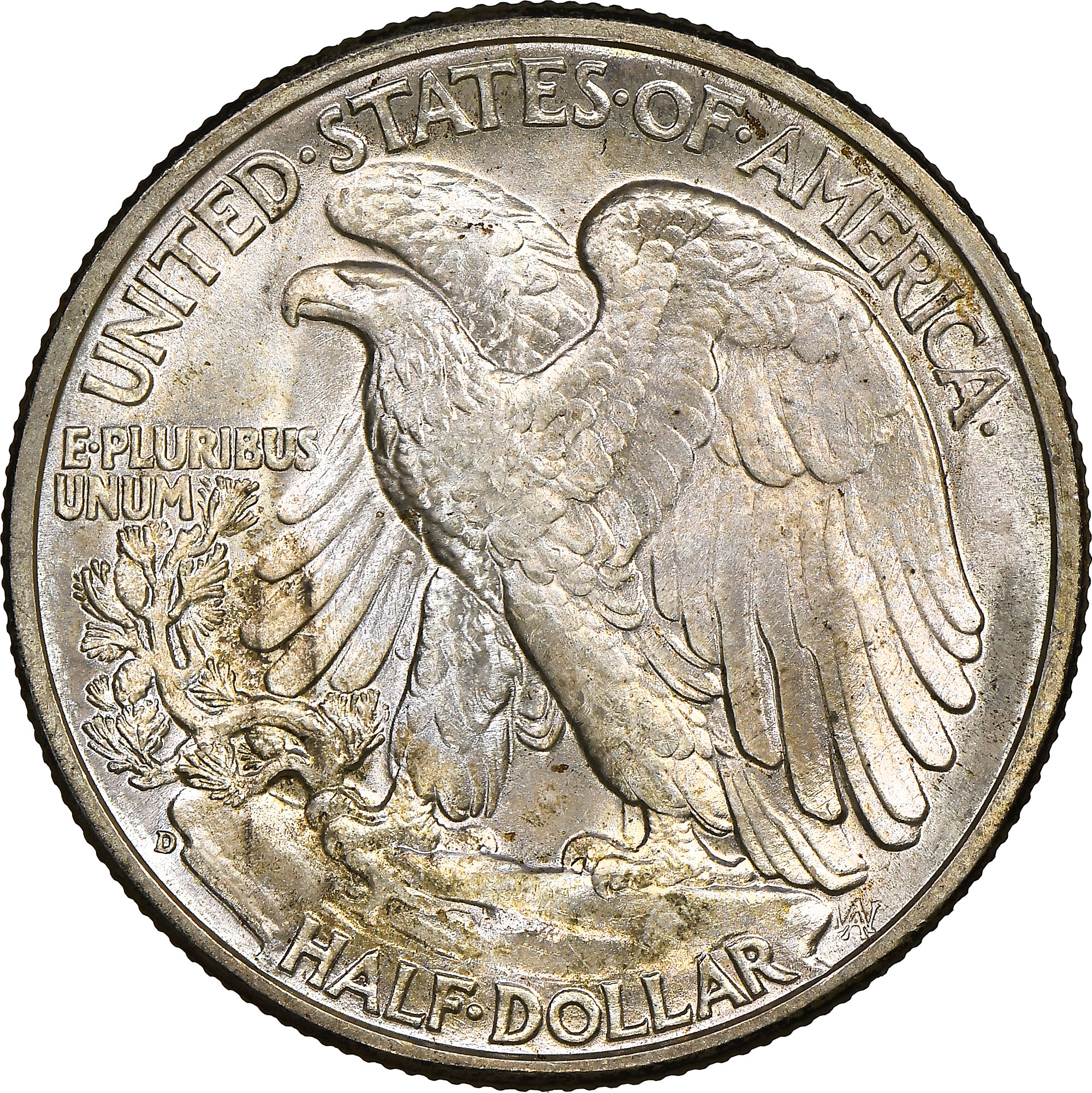 1938-D Walking Liberty Half Dollar