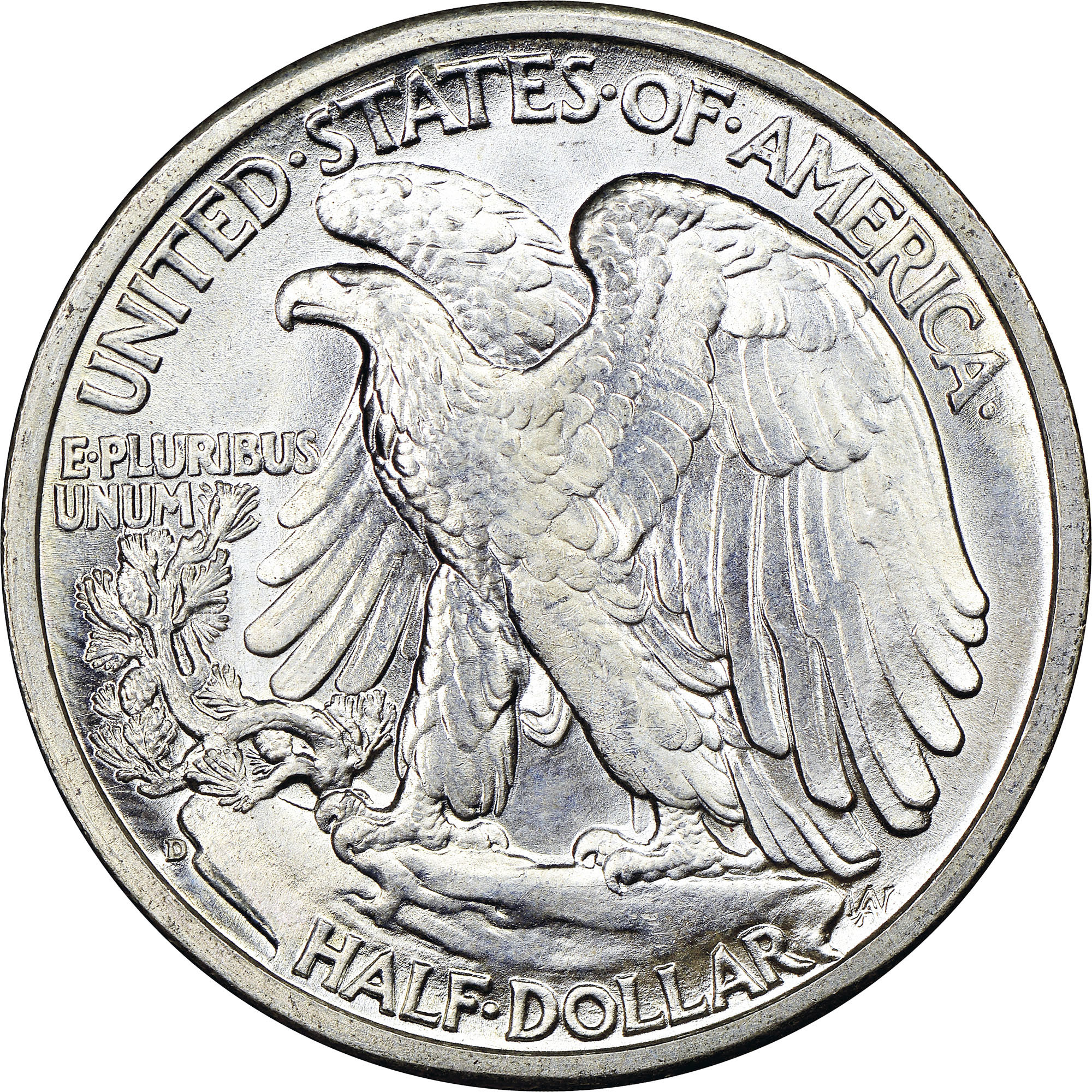 1942-D Walking Liberty Half Dollar