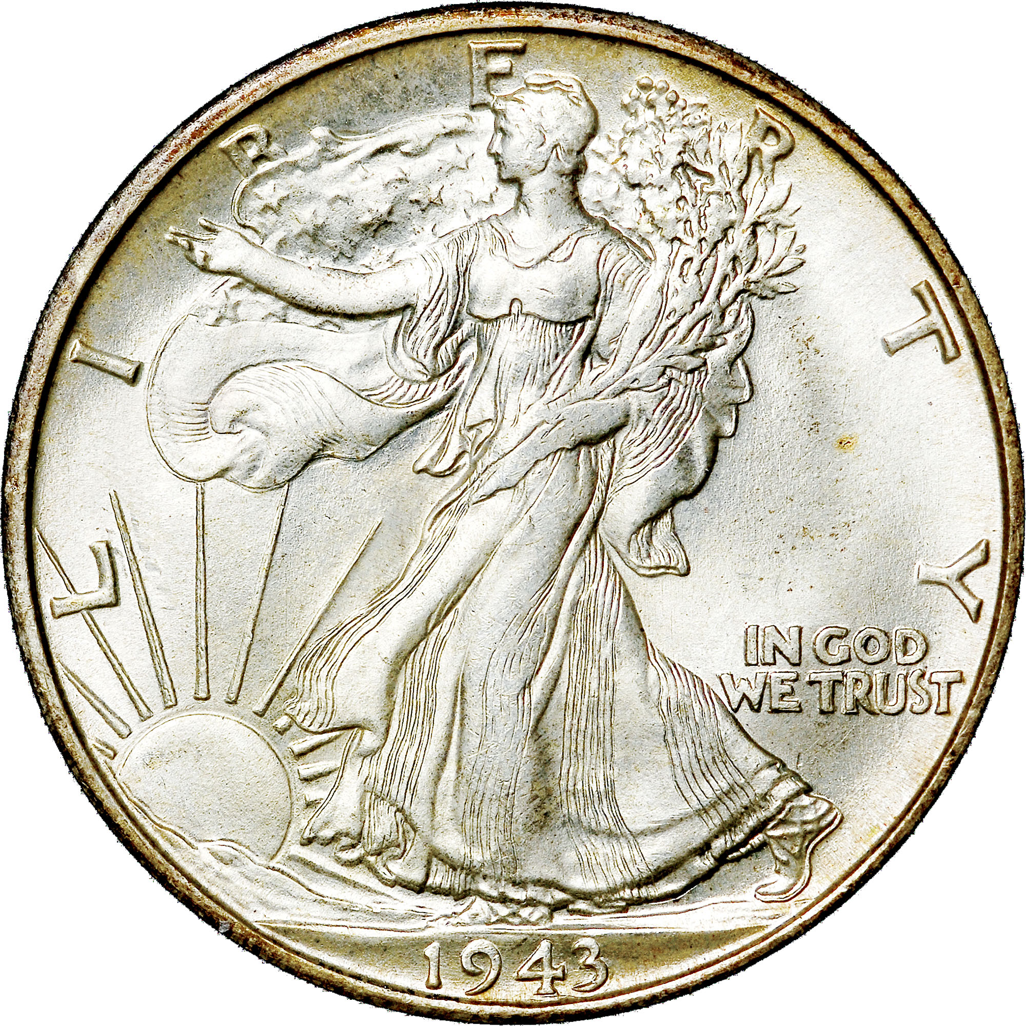 1943-S Walking Liberty Half Dollar