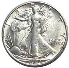 1944-S Walking Liberty Half Dollar