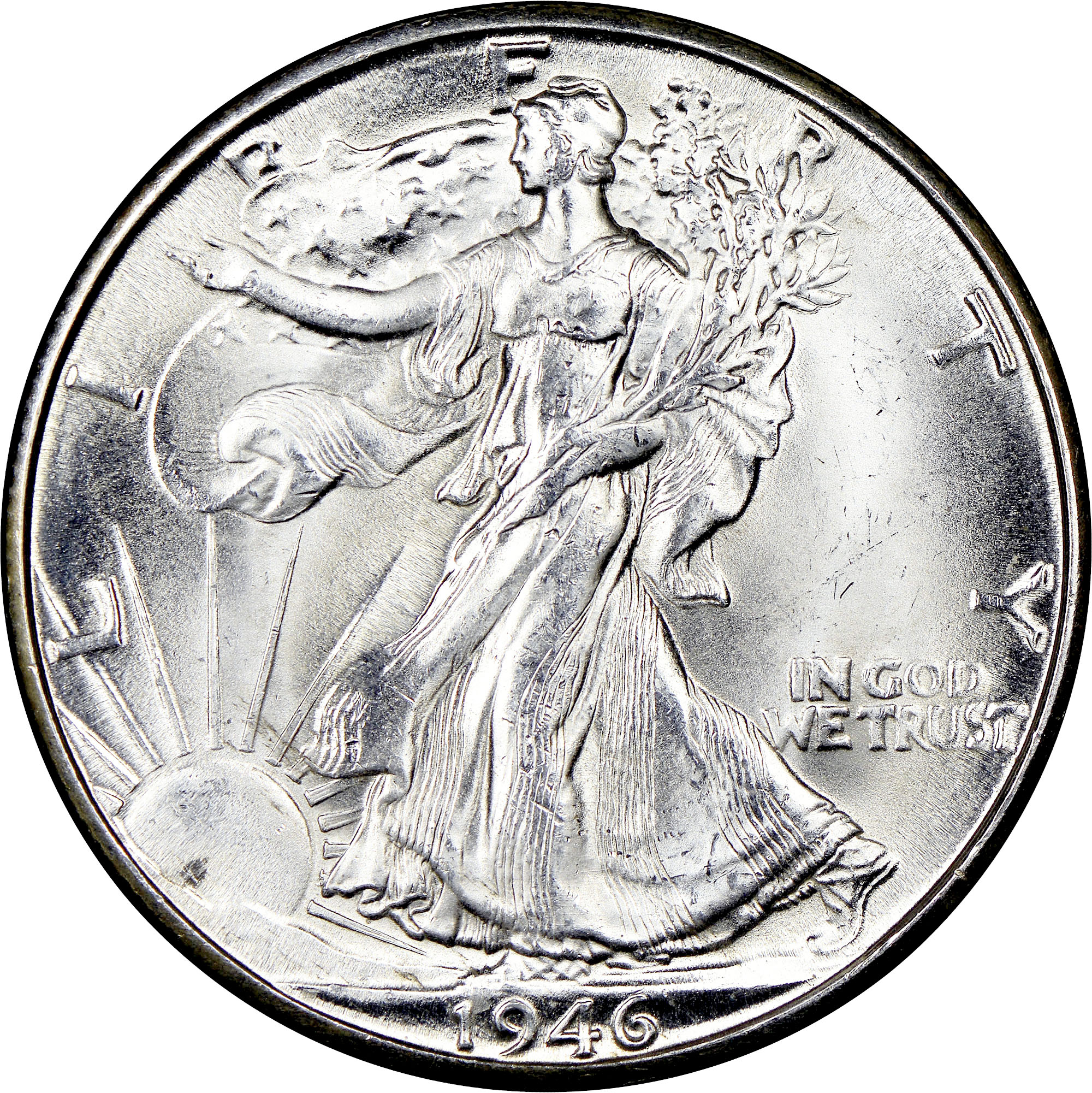 1946-D Walking Liberty Half Dollar