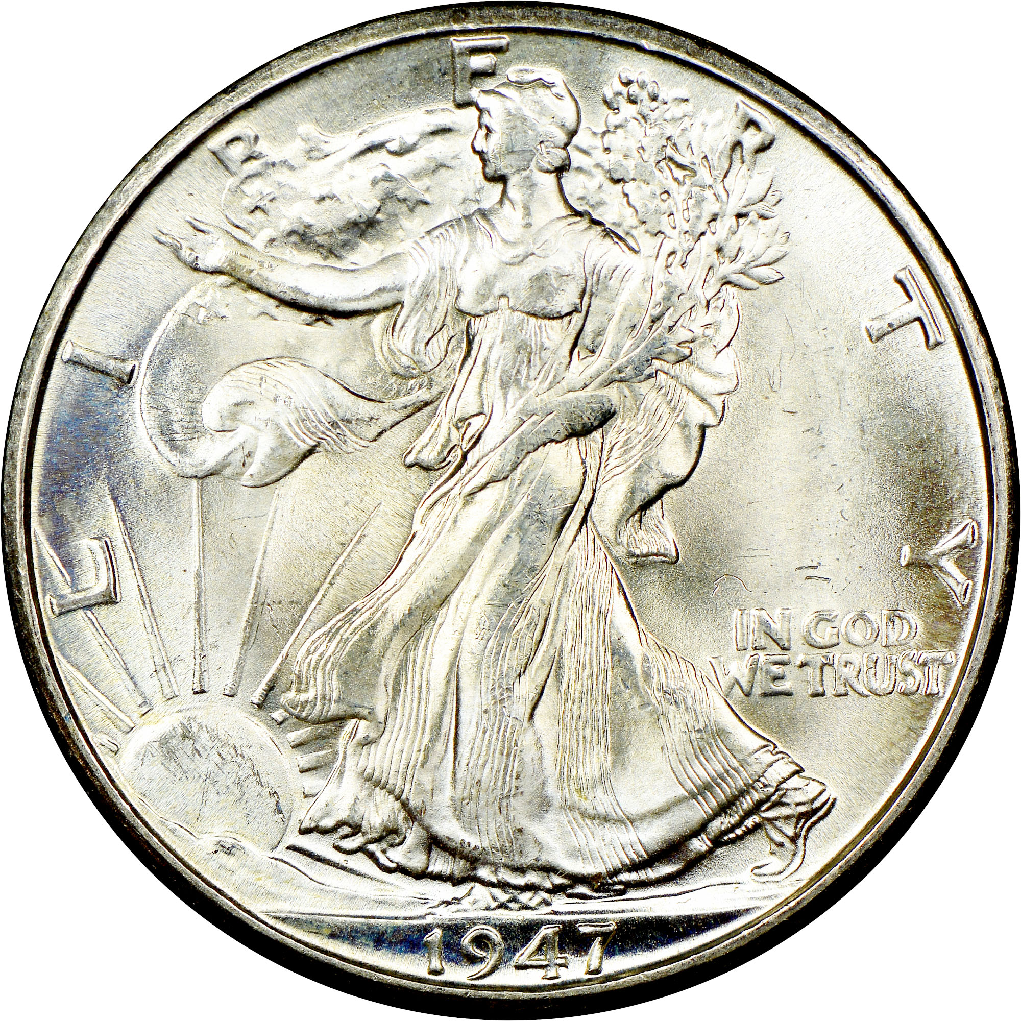 1947-D Walking Liberty Half Dollar