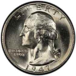 1947-S Washington Quarter