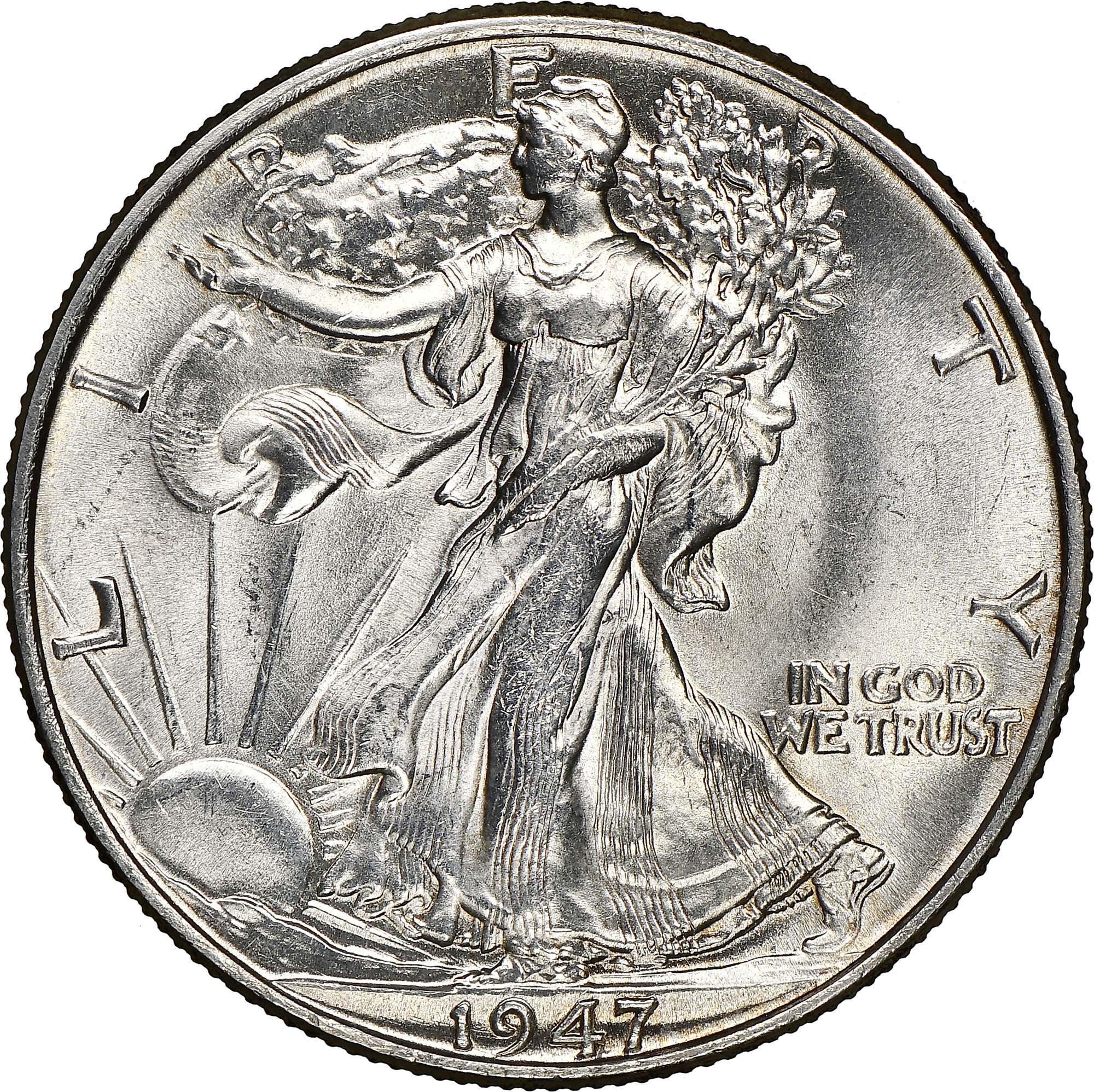 1947-P Walking Liberty Half Dollar