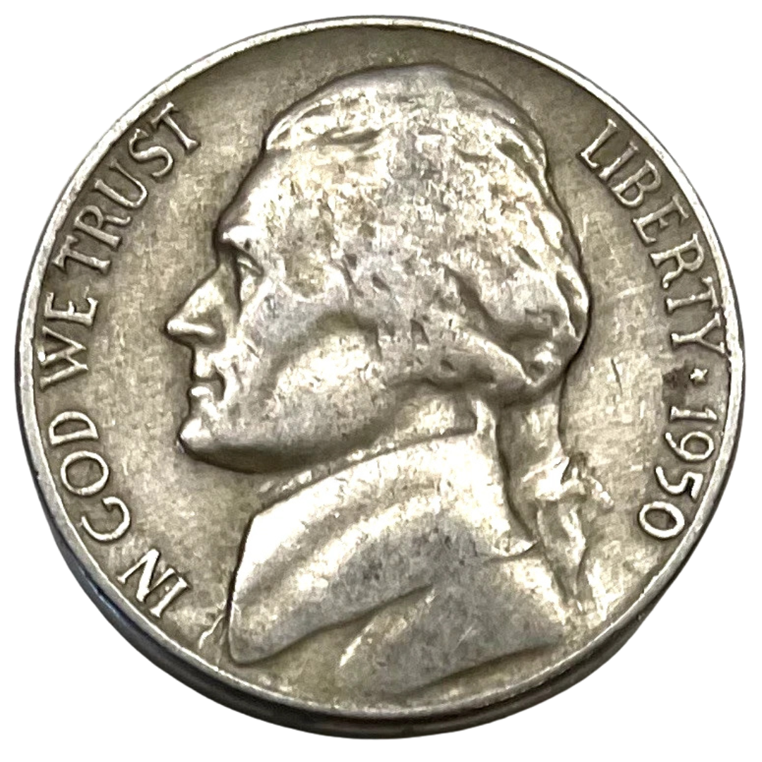 1950-P Jefferson Nickel
