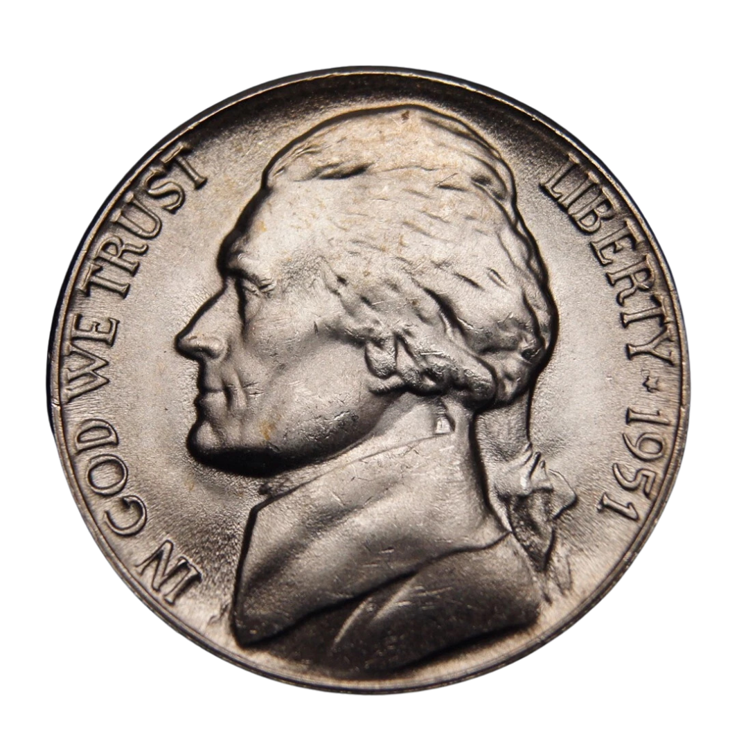1951-D Jefferson Nickel