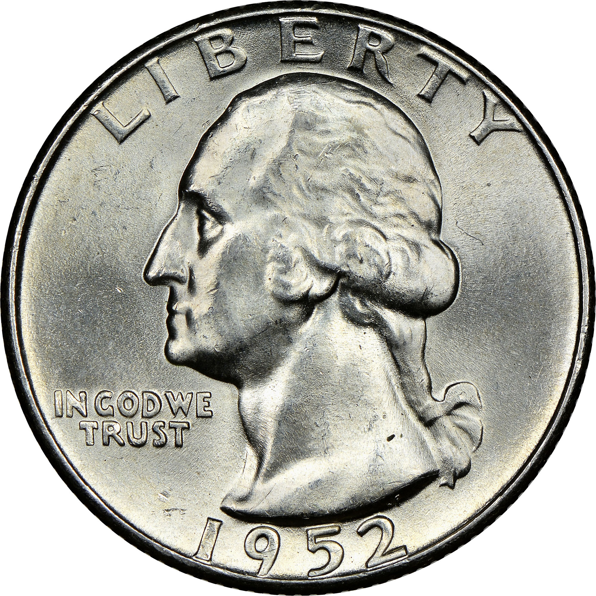 1952-D Washington Quarter