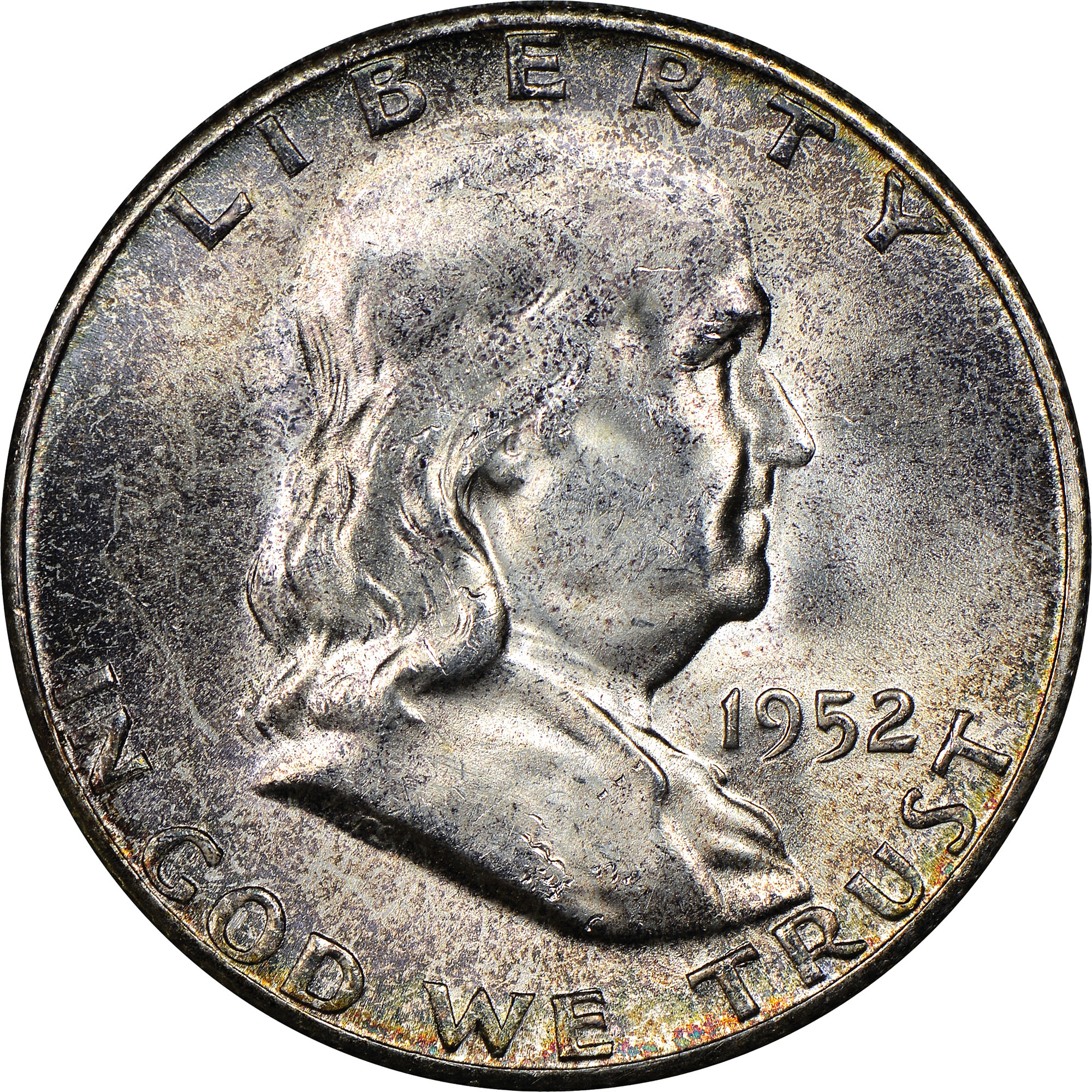 1952-S Franklin Half Dollar