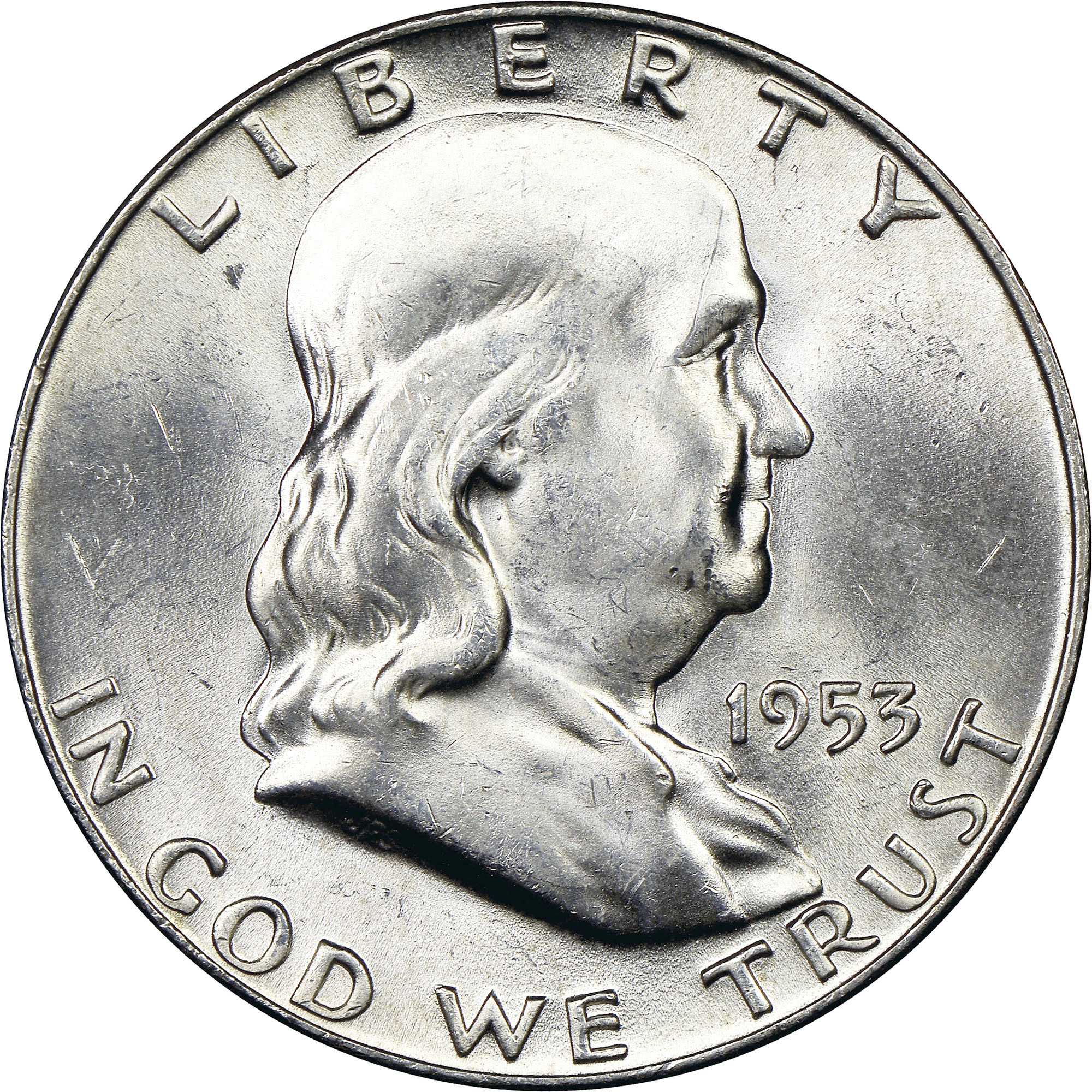 1953-D Franklin Half Dollar