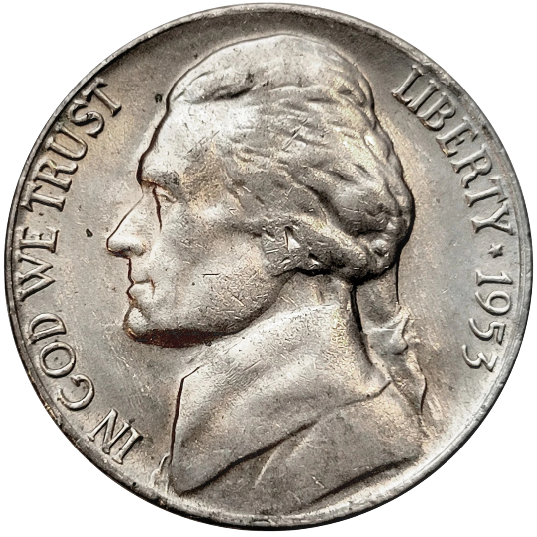 1953-S Jefferson Nickel