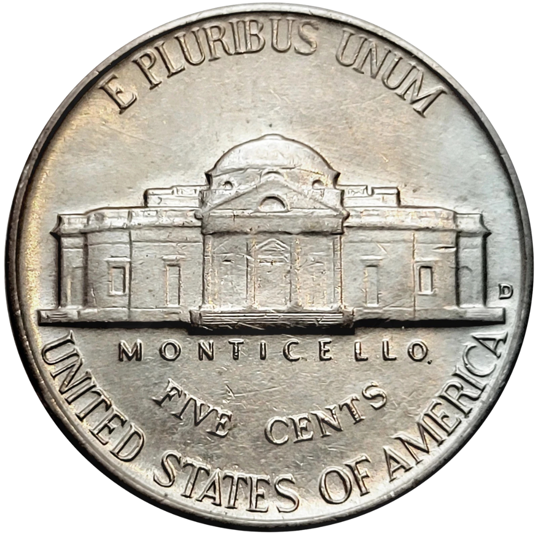 1954-D Jefferson Nickel