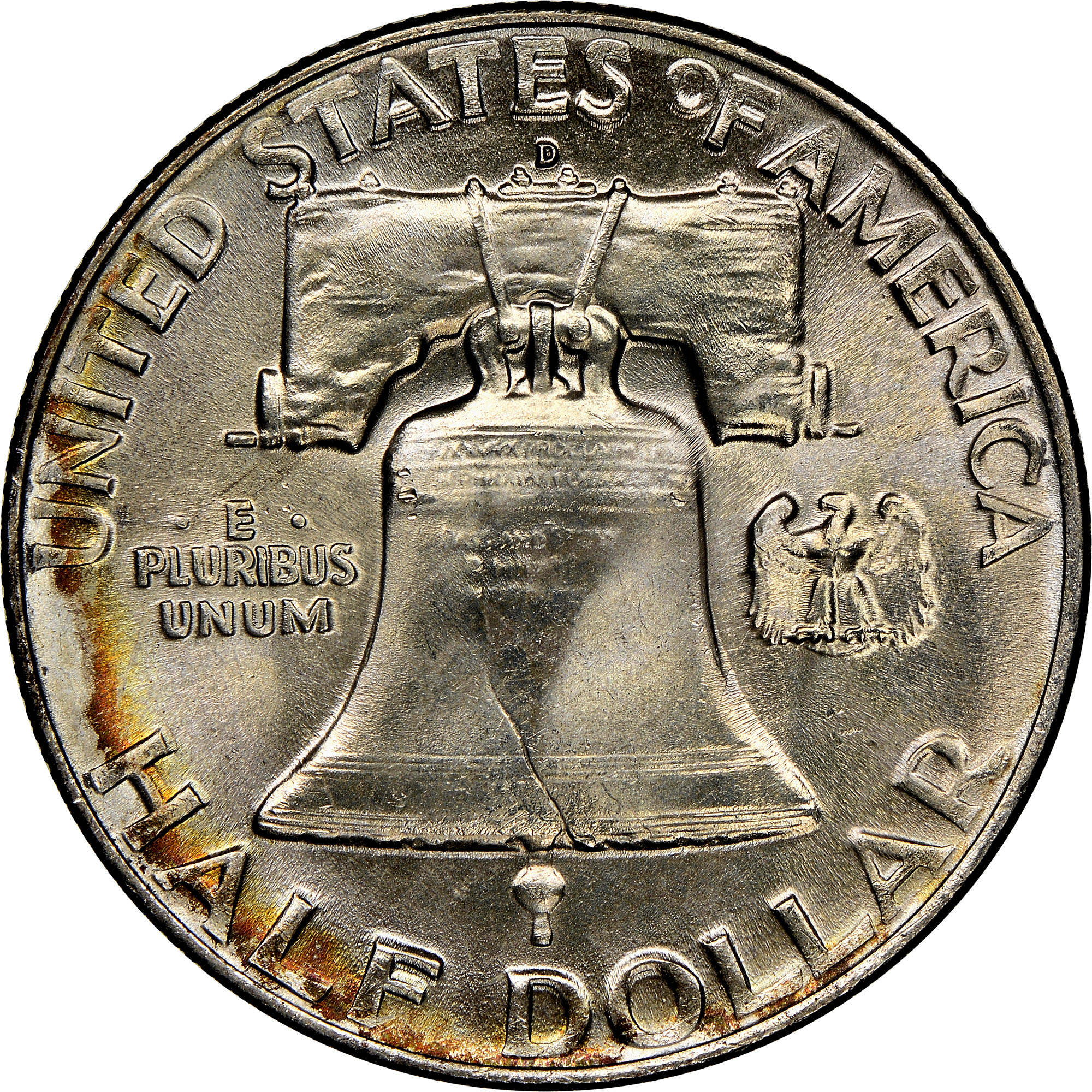 1958-D Franklin Half Dollar