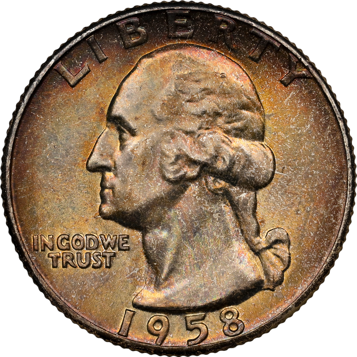 1958-P Washington Quarter Silver Quarters Quarters For Sale