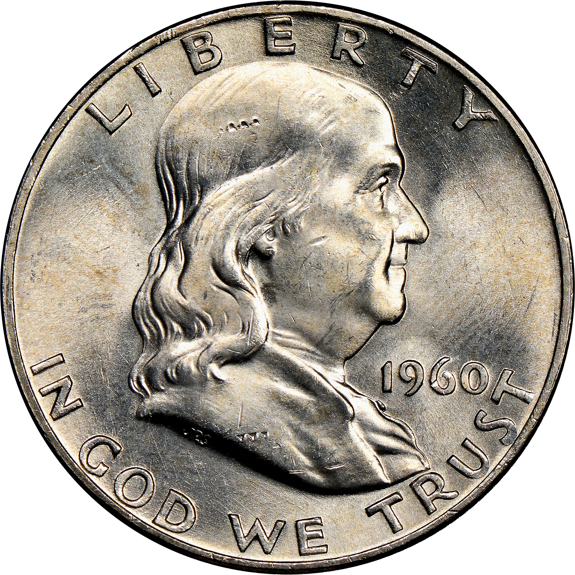 1960-D Franklin Half Dollar