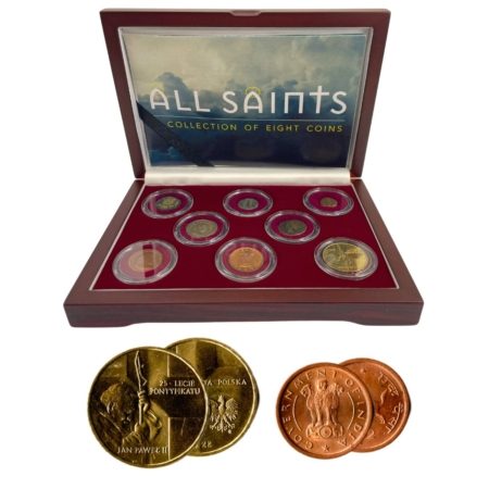 All Saints Coin Collection Box (8 Coins)