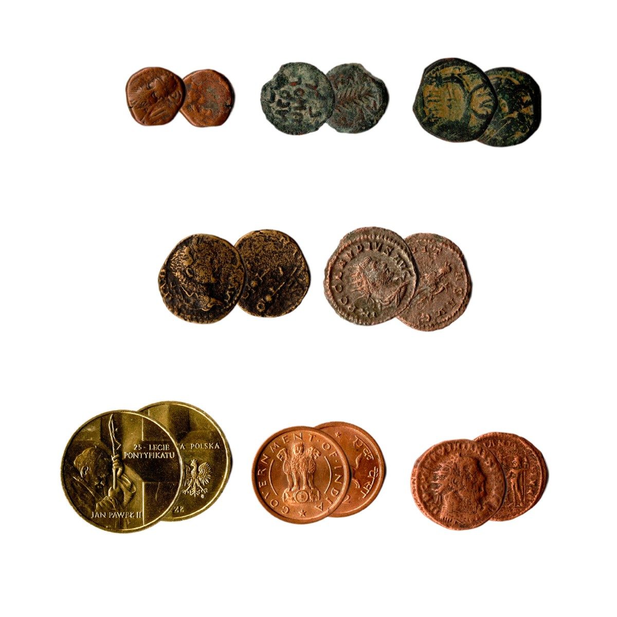 All Saints Coin Collection Box (8 Coins)
