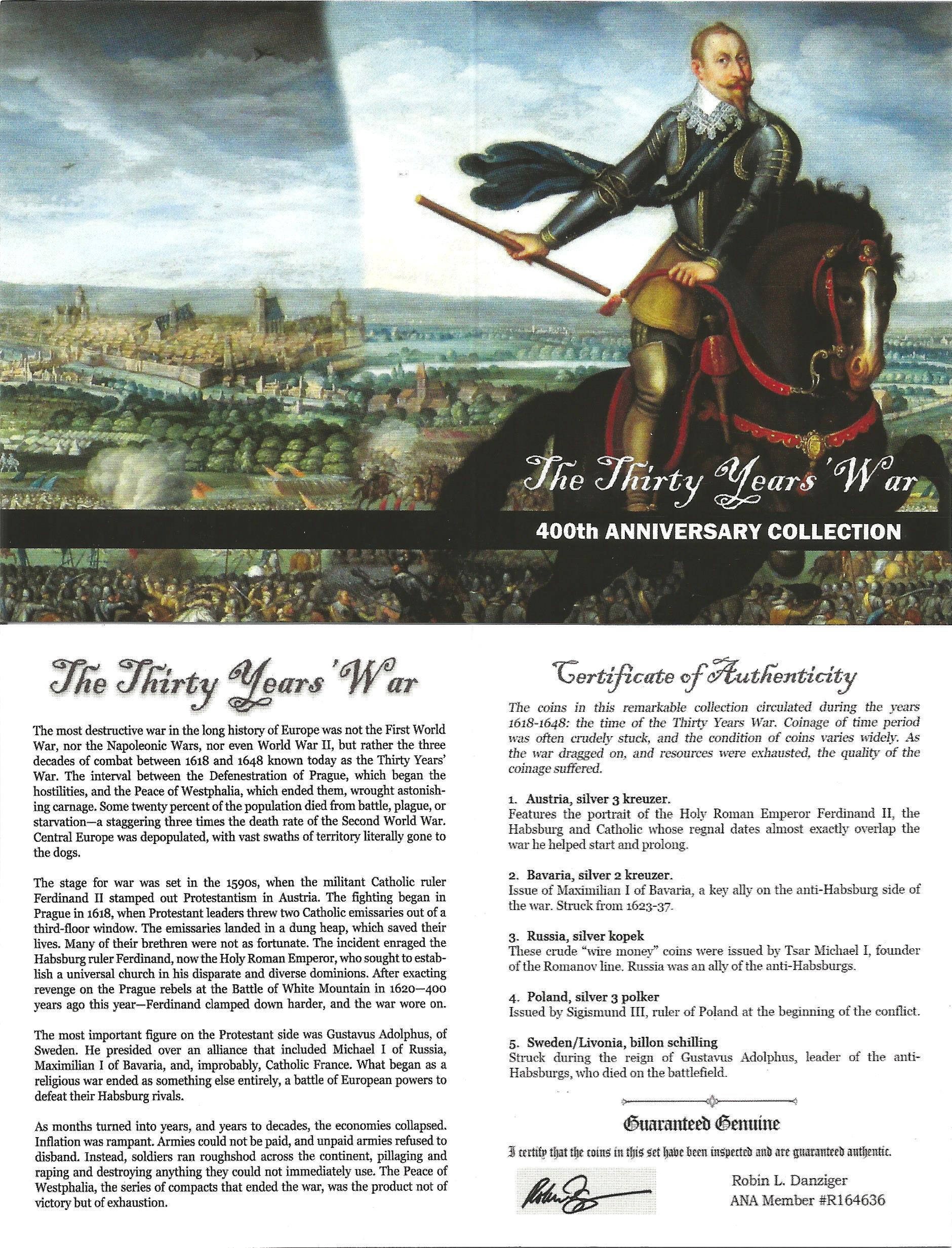 Thirty Years War: Europe’s Bloodiest Conflict (Five-Coin Box)