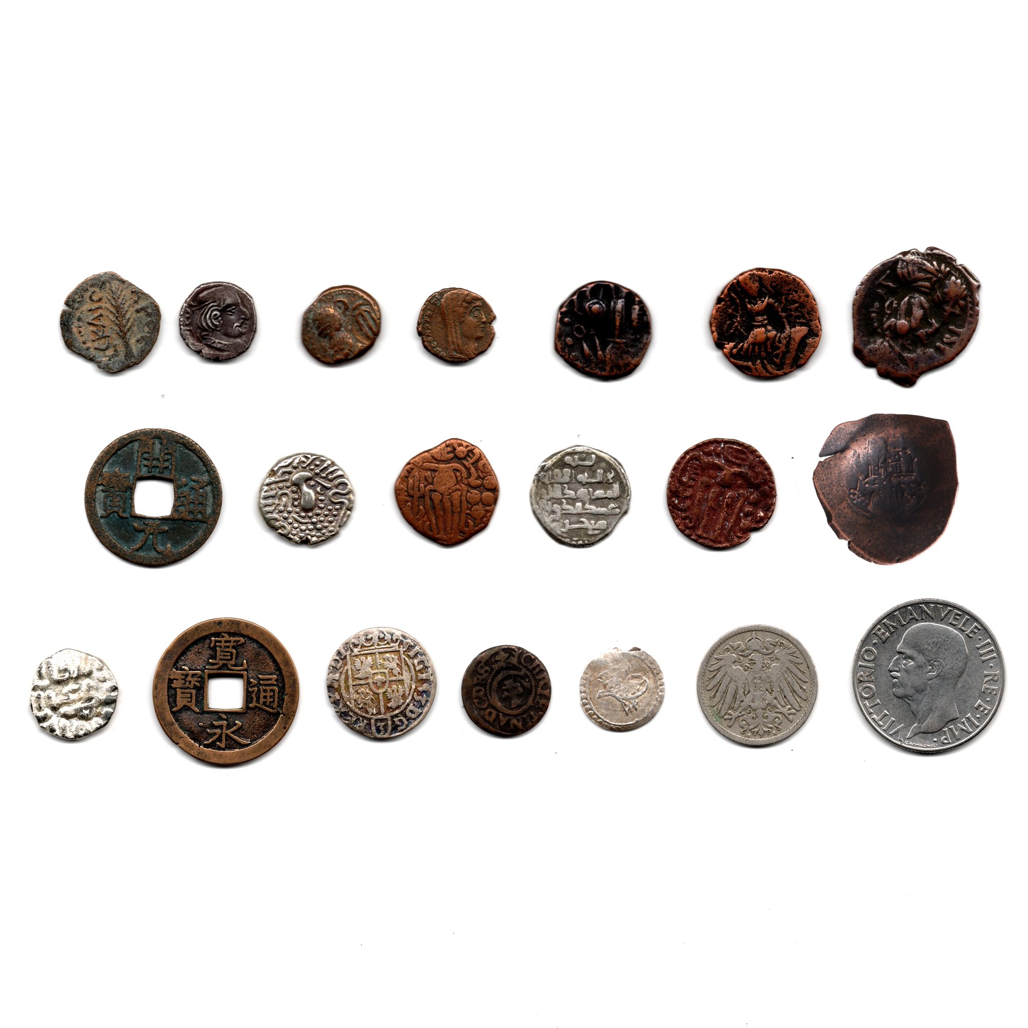 Twenty Coins from Twenty Centuries: Boxed Collection of Coins from the First through the Twentieth Centuries AD