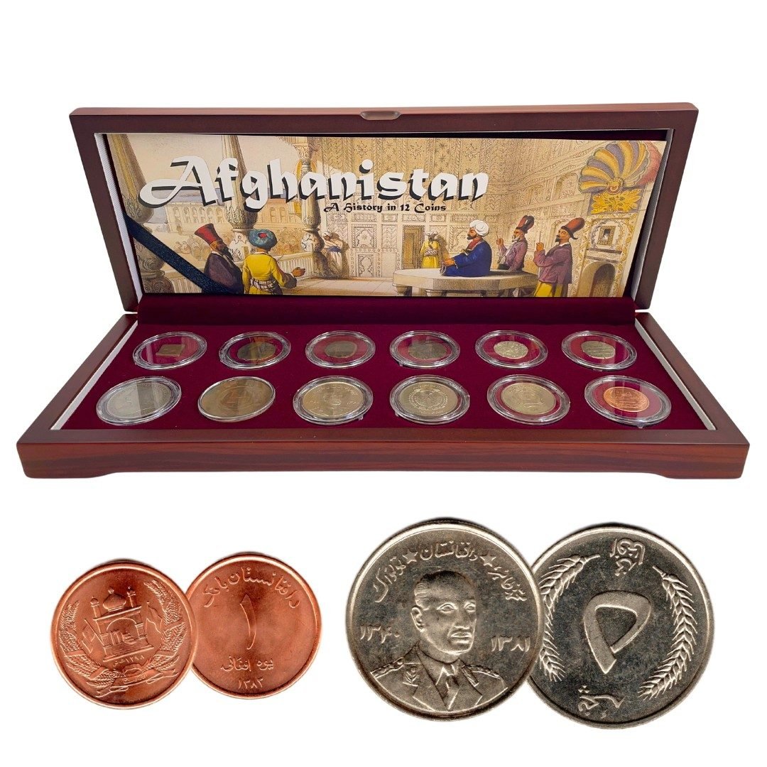 Afghanistan: A History in Coins (Twelve-Coin Boxed Set)
