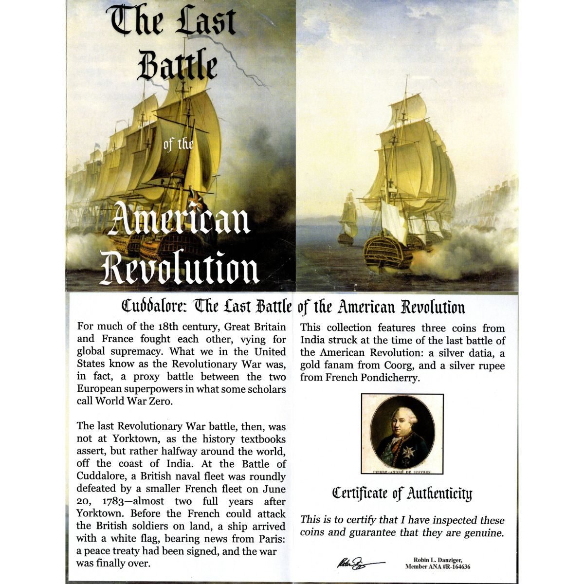 The Last Battle of the American Revolution (3-coin boxed collection)