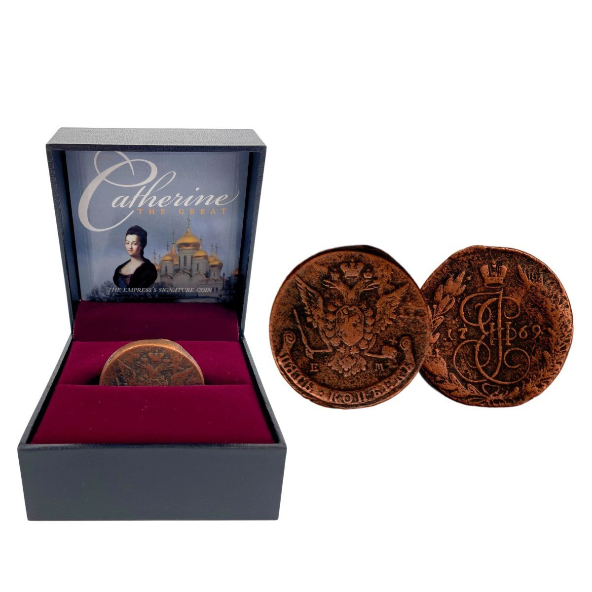 Catherine the Great: The Empress's Signature (One-Coin Box)