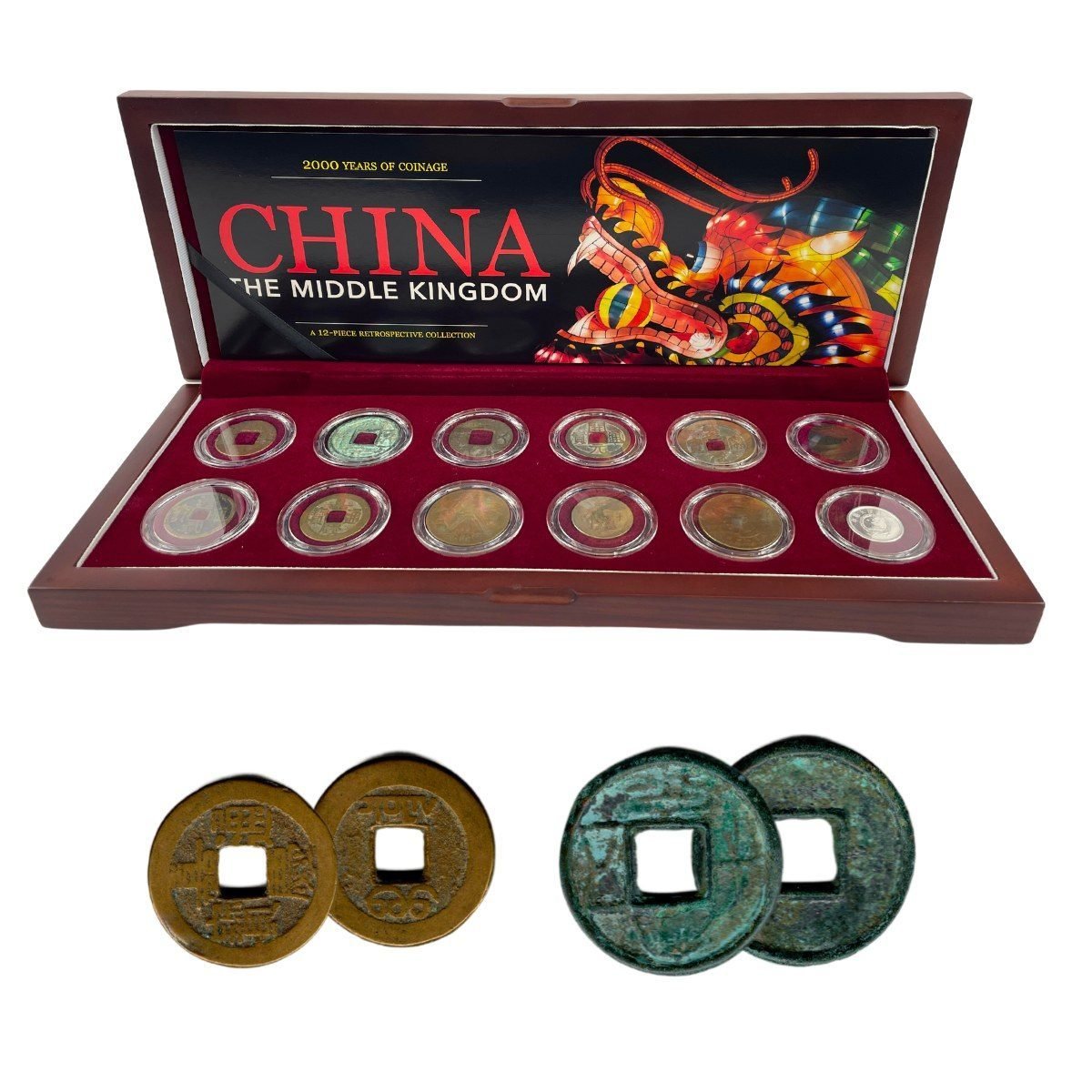 China: The Middle Kingdom. A 12-Piece Retrospective Collection (Twelve-Coin Boxed Set)