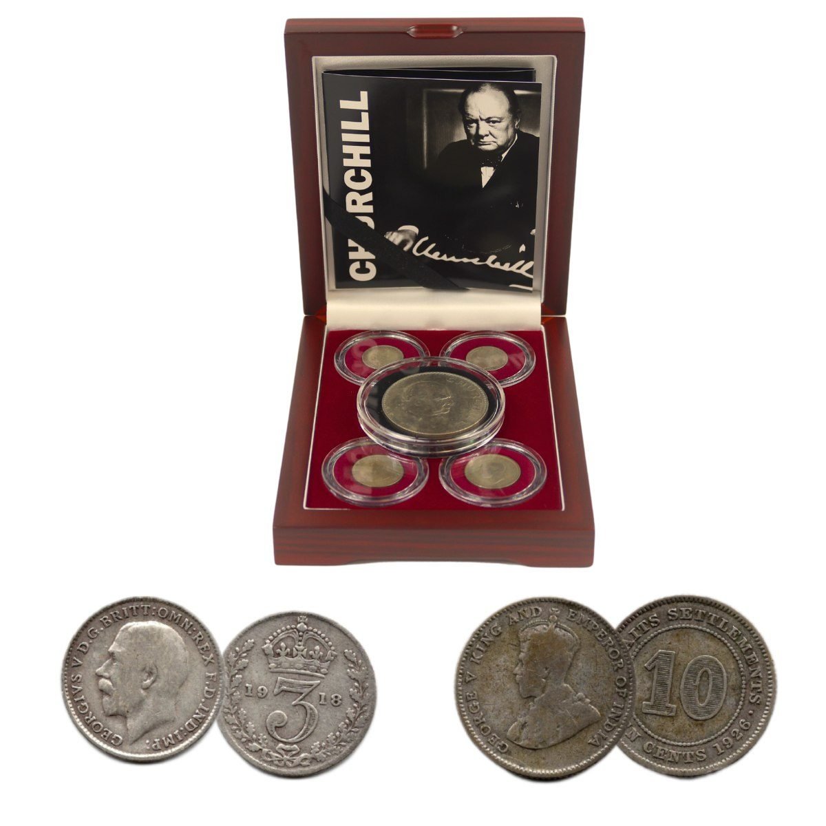 Winston Churchill: Five Coin Collection (Five-Coin Box)
