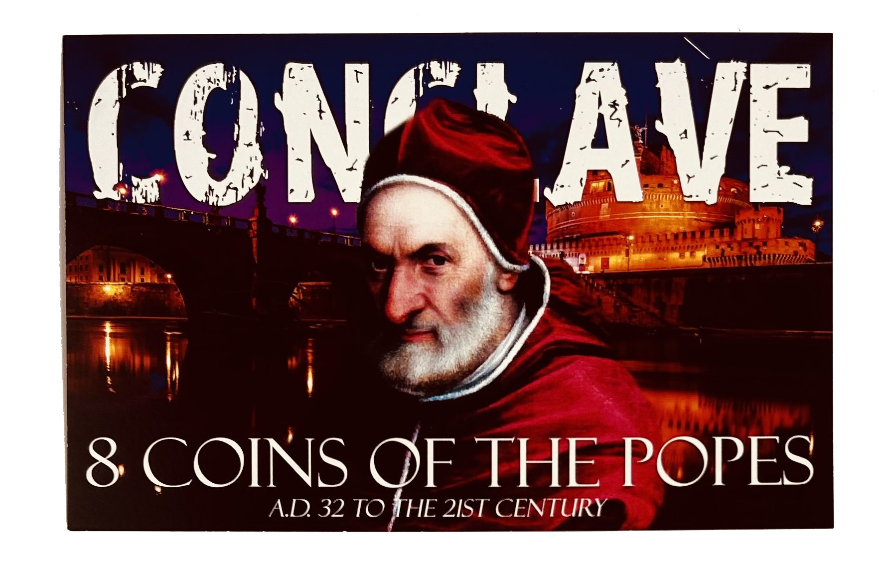 Conclave: 8 Coins of the Popes, AD 32 to the 21st Century (boxed collection) - Limited First Edition