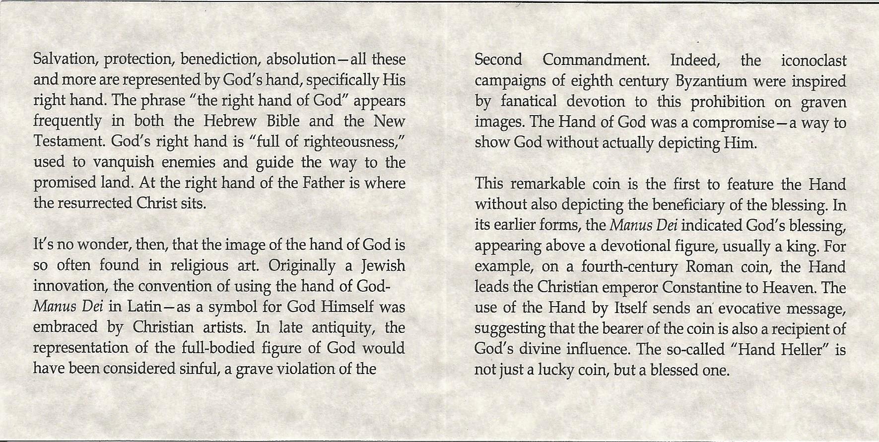 Right Hand of God Box: Medieval German &#8221;Hand Heller&#8220; Silver Coin