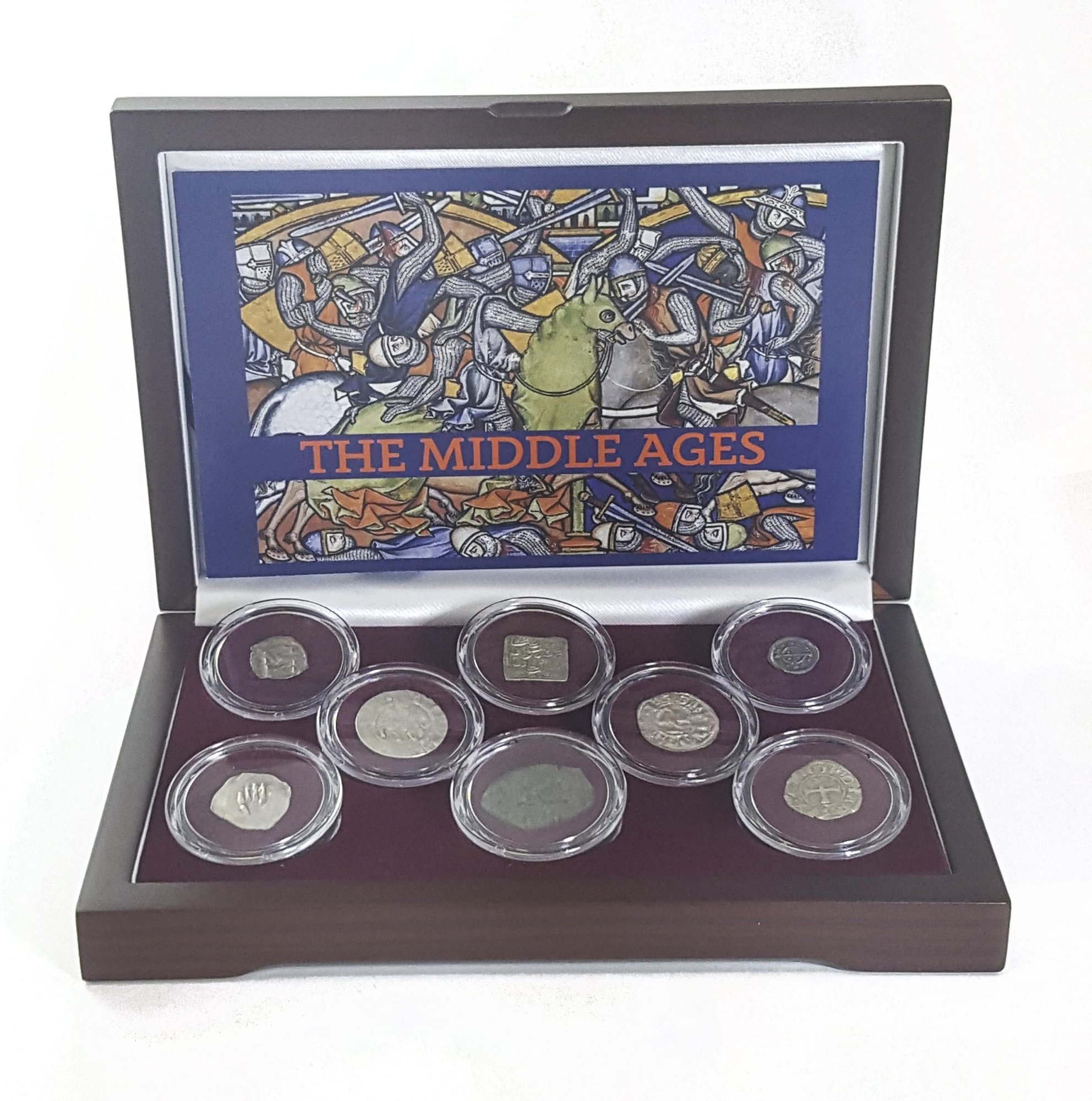 Middles Ages: 8 Silver Coins (Eight-Coin Box)