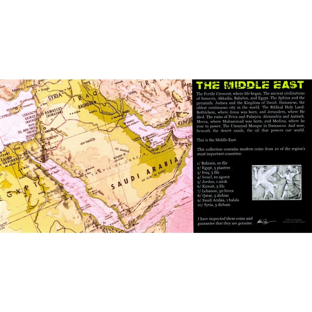 The Middle East: 10 Coin Boxed Set