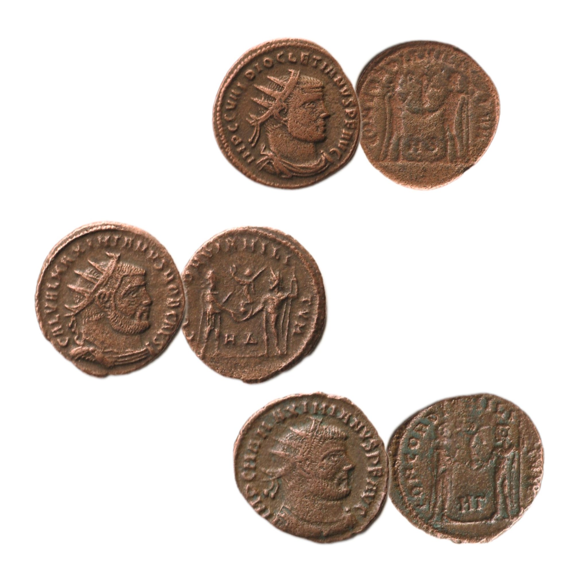 The Great Persecution: A Box of Three Coins (Three-Coin Box)