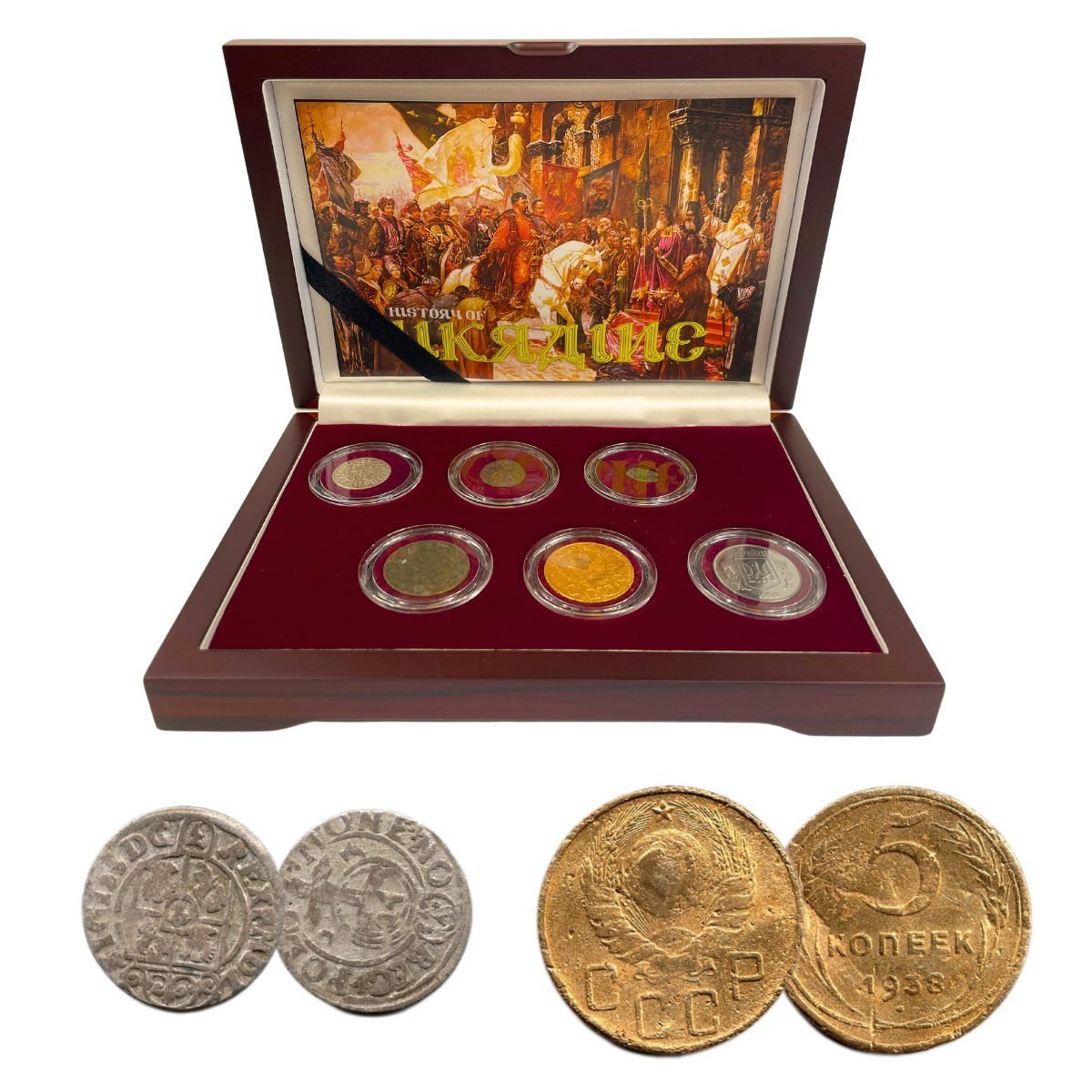 History of Ukraine (Six-Coin Box)