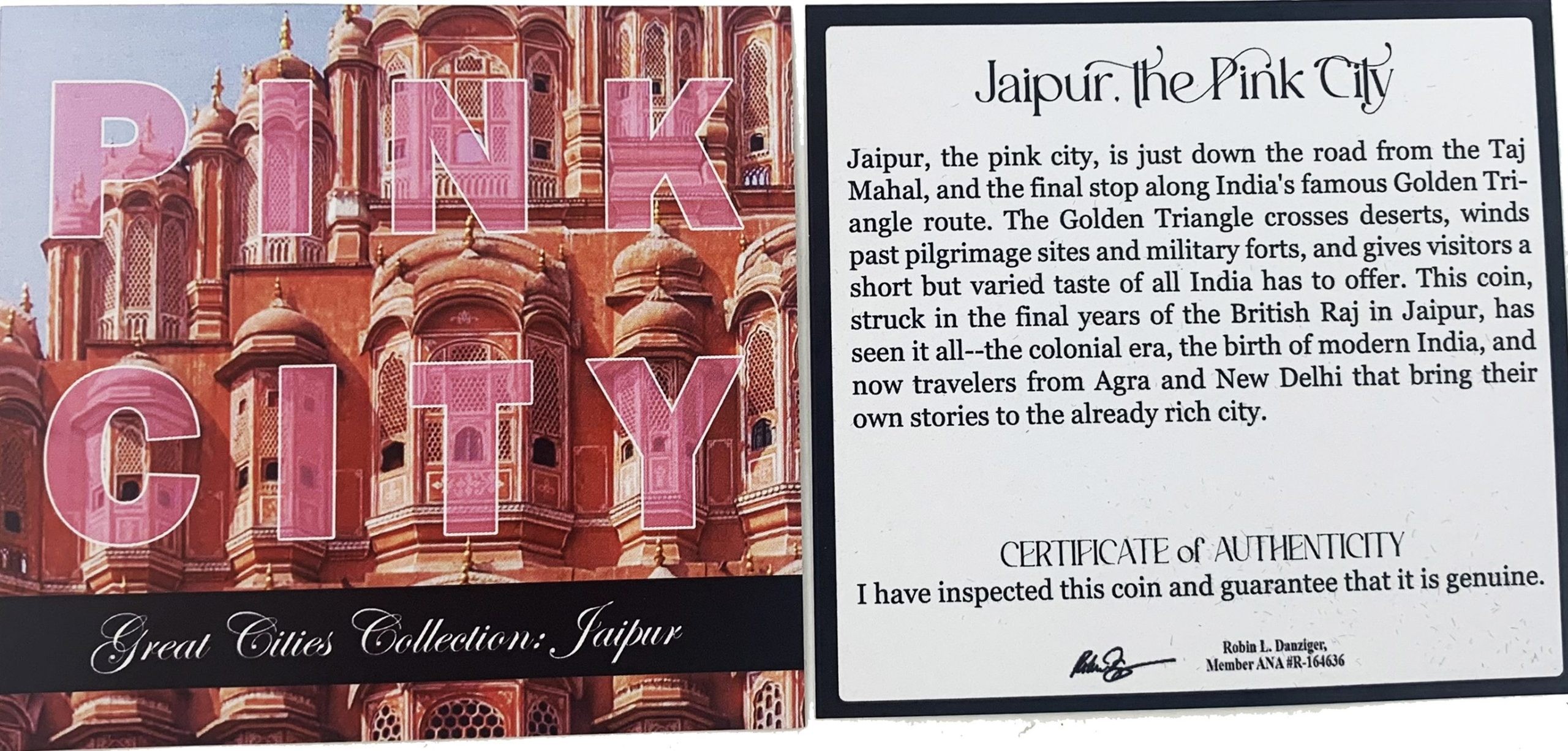 Great Cities Collection: PINK CITY Jaipur (Black Box)