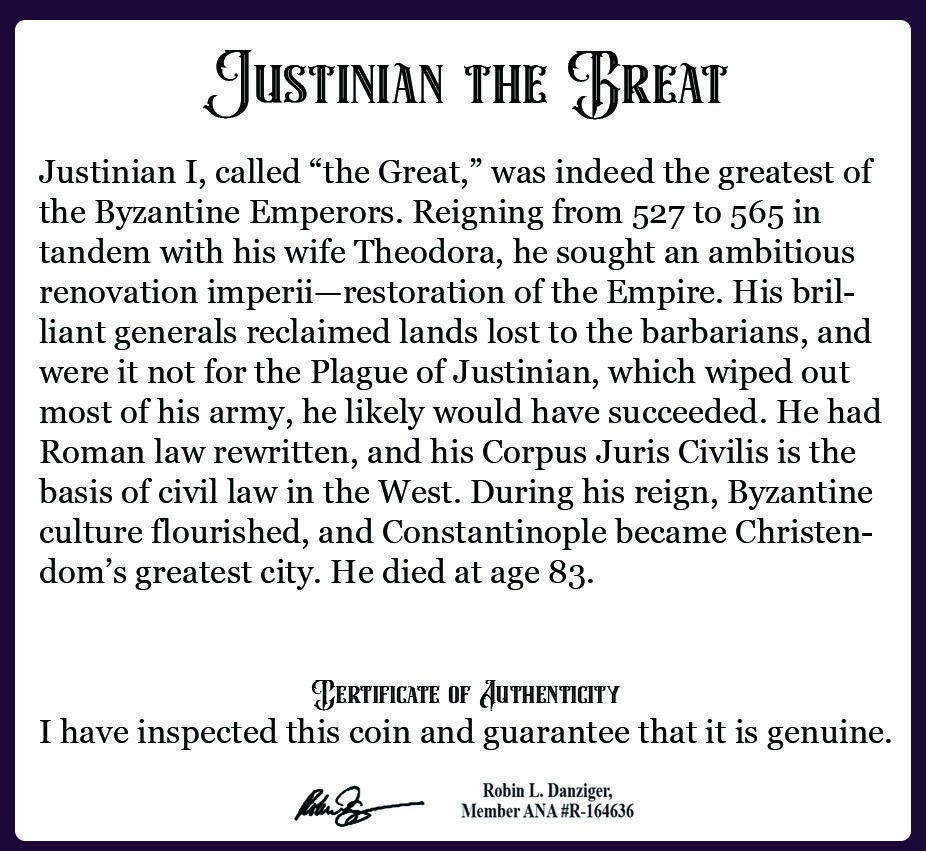 Justinian the Great (Black Box)