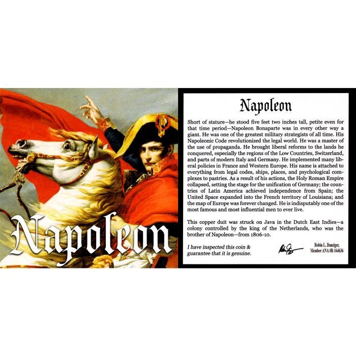 Napoleon: His Signature Coin from Java (budget box)