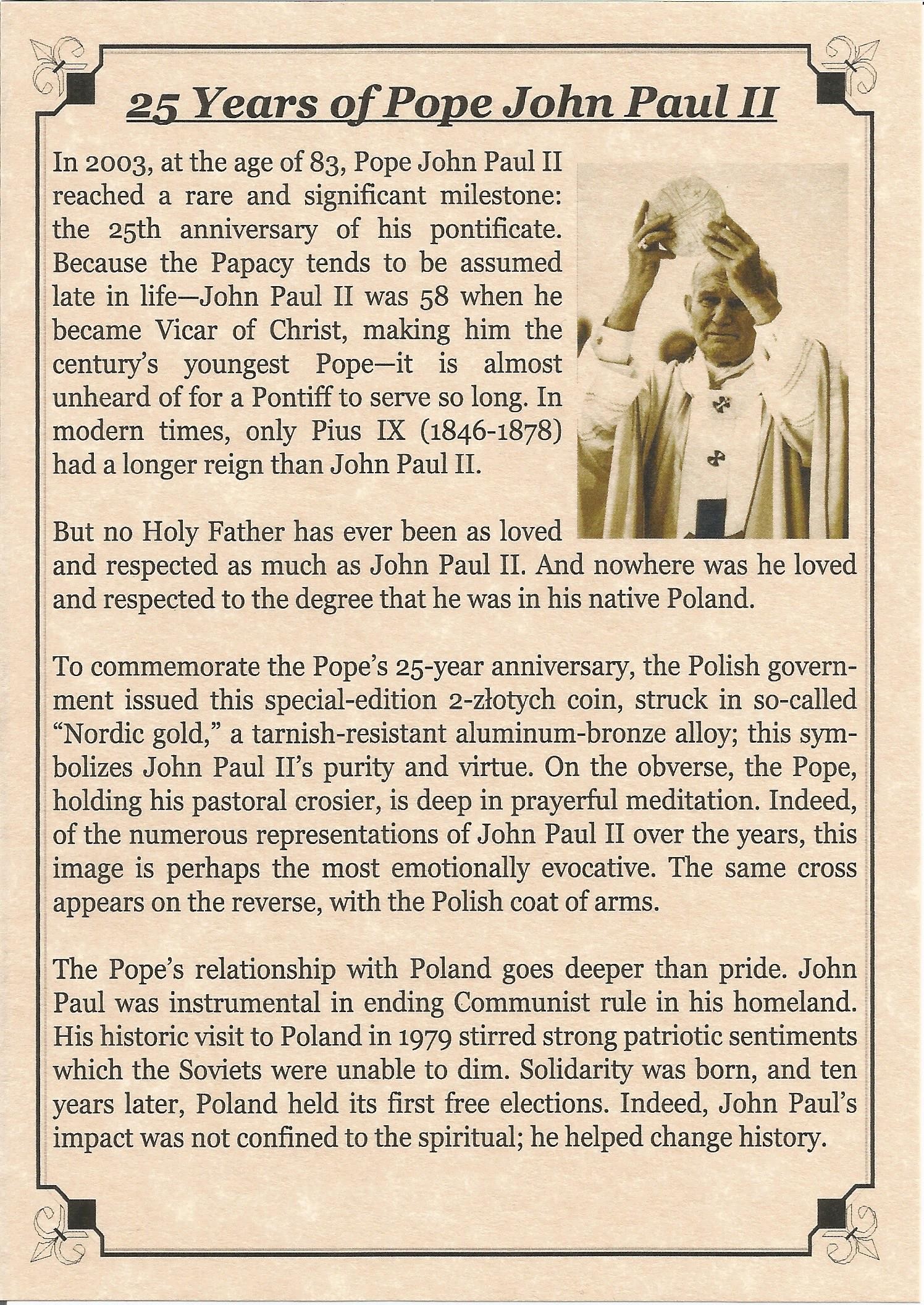Pope John Paul II 25-Year Anniversary (Album)