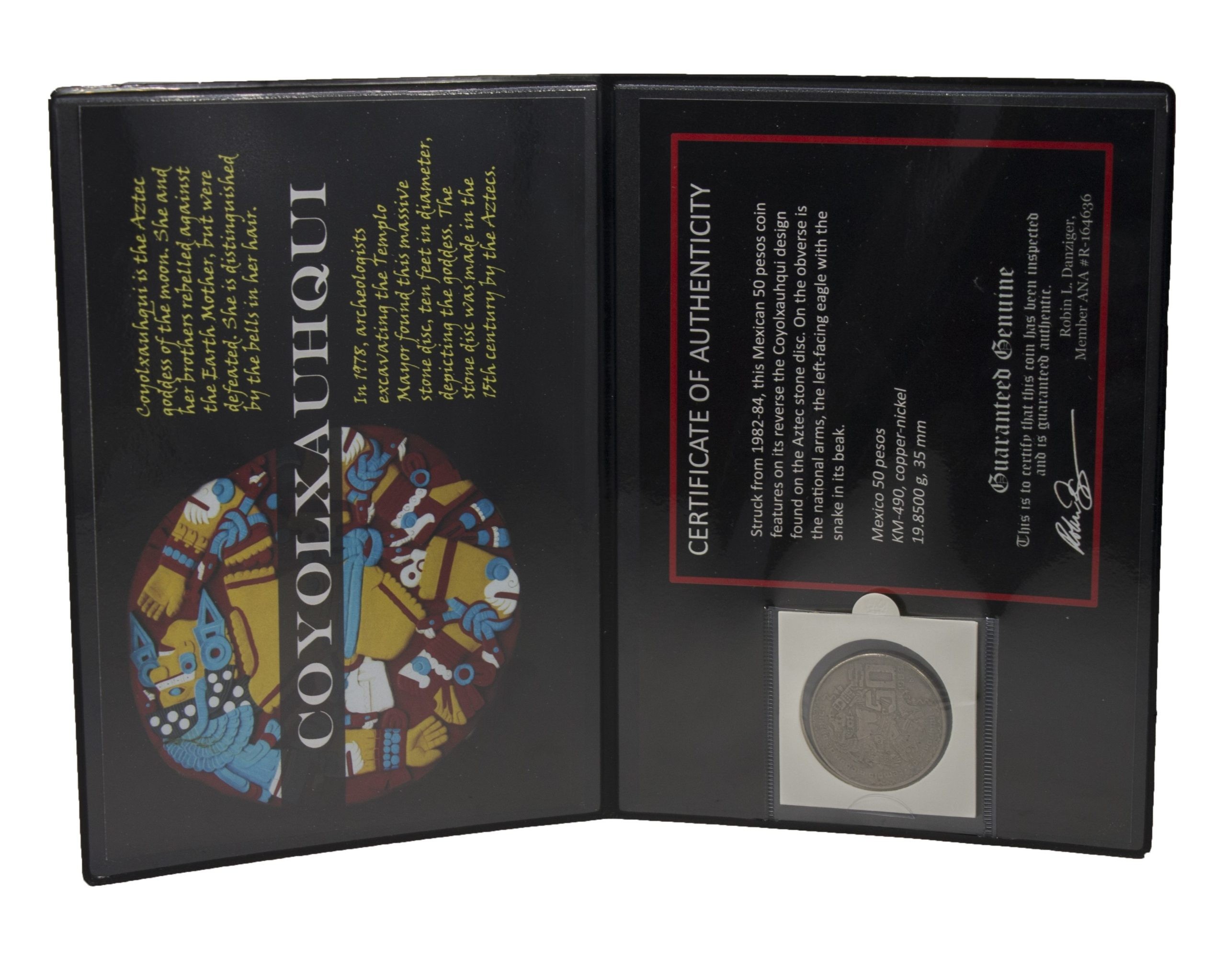 Coyolxauhqui: The Aztec Moon Goddess Coin of Mexico (Album)