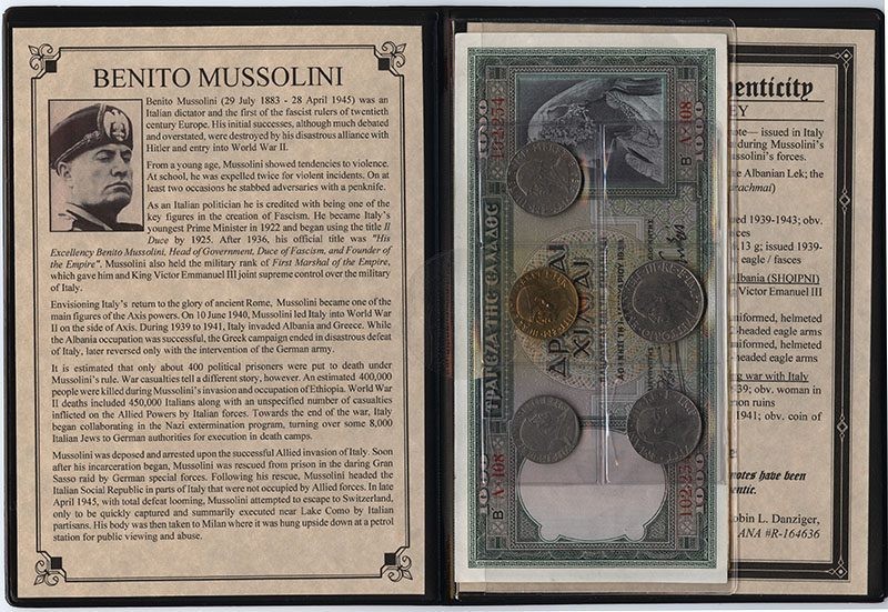 Benito Mussolini: Dictator Of Italy (Album)